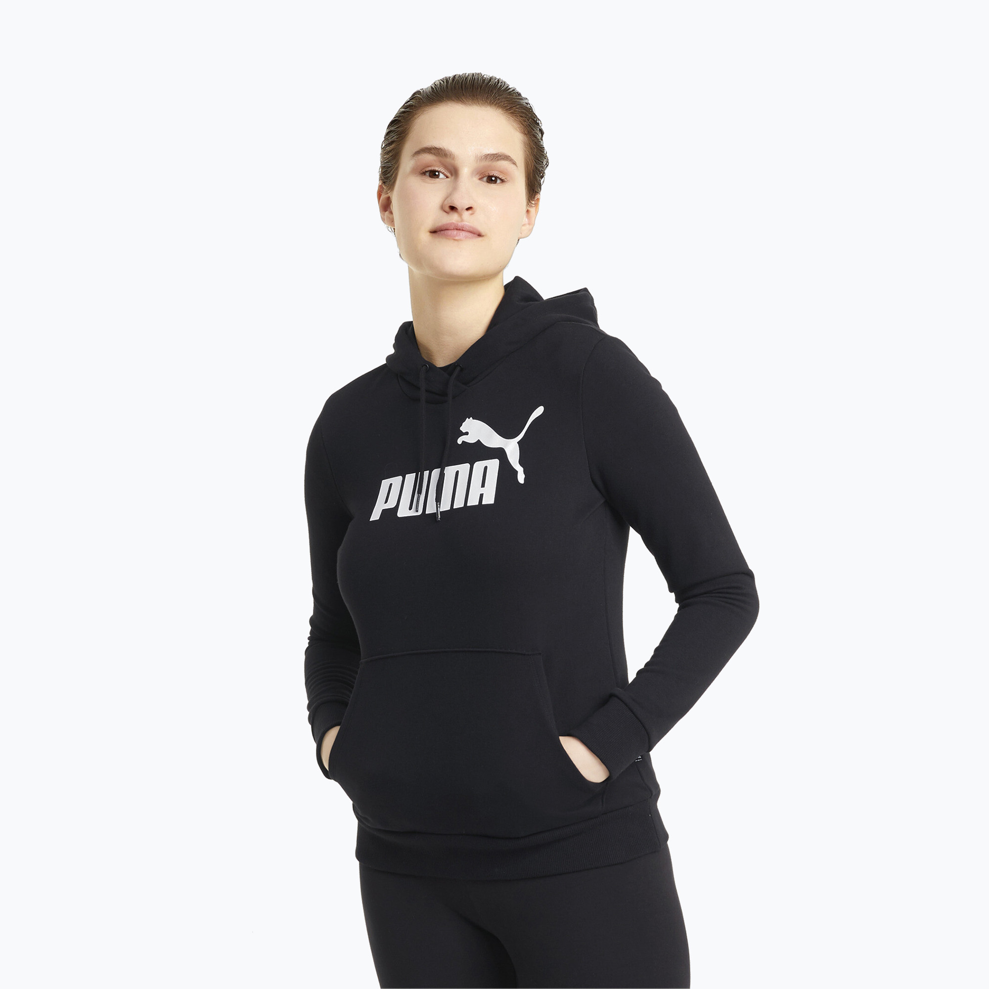 Bluza damska PUMA Essentials Logo Hoodie TR puma black | WYSYŁKA W 24H | 30 DNI NA ZWROT