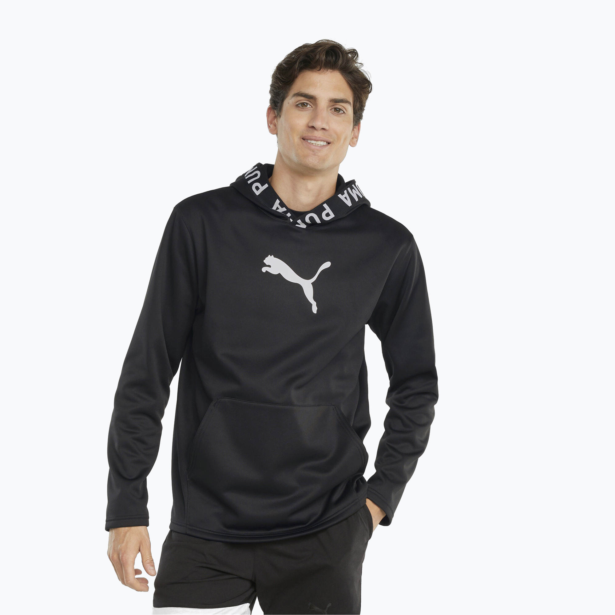 Bluza męska PUMA Train Power Fleece Hoodie puma black | WYSYŁKA W 24H | 30 DNI NA ZWROT