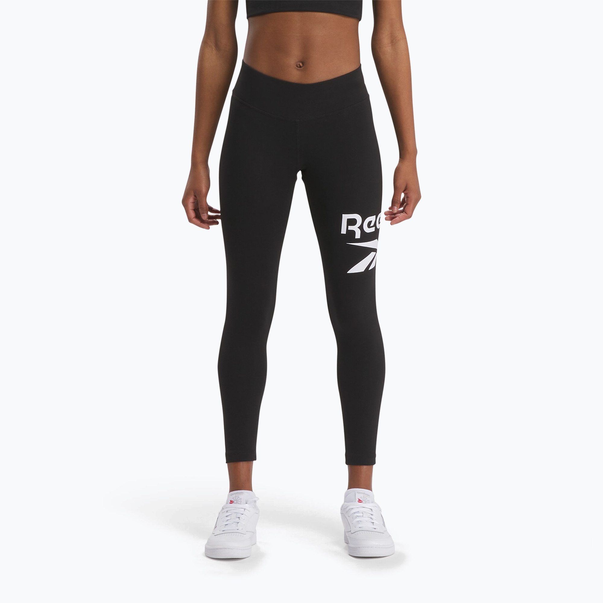 Legginsy damskie Reebok Identity Big Logo Cotton black | WYSYŁKA W 24H | 30 DNI NA ZWROT