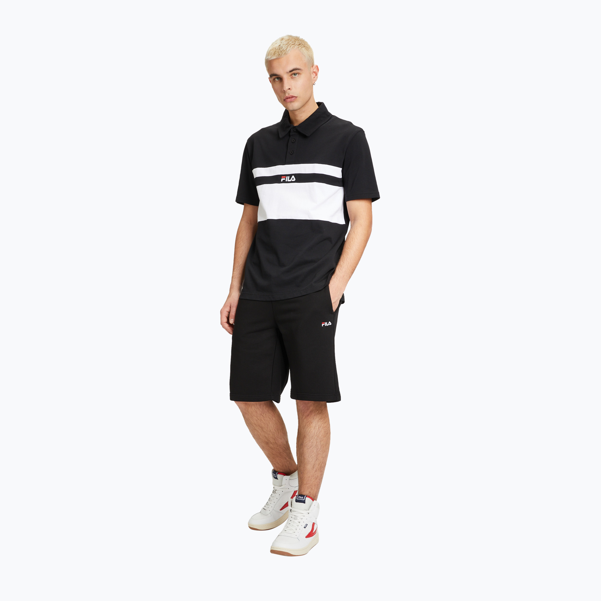 Spodenki męskie FILA Blehen Sweat black | WYSYŁKA W 24H | 30 DNI NA ZWROT
