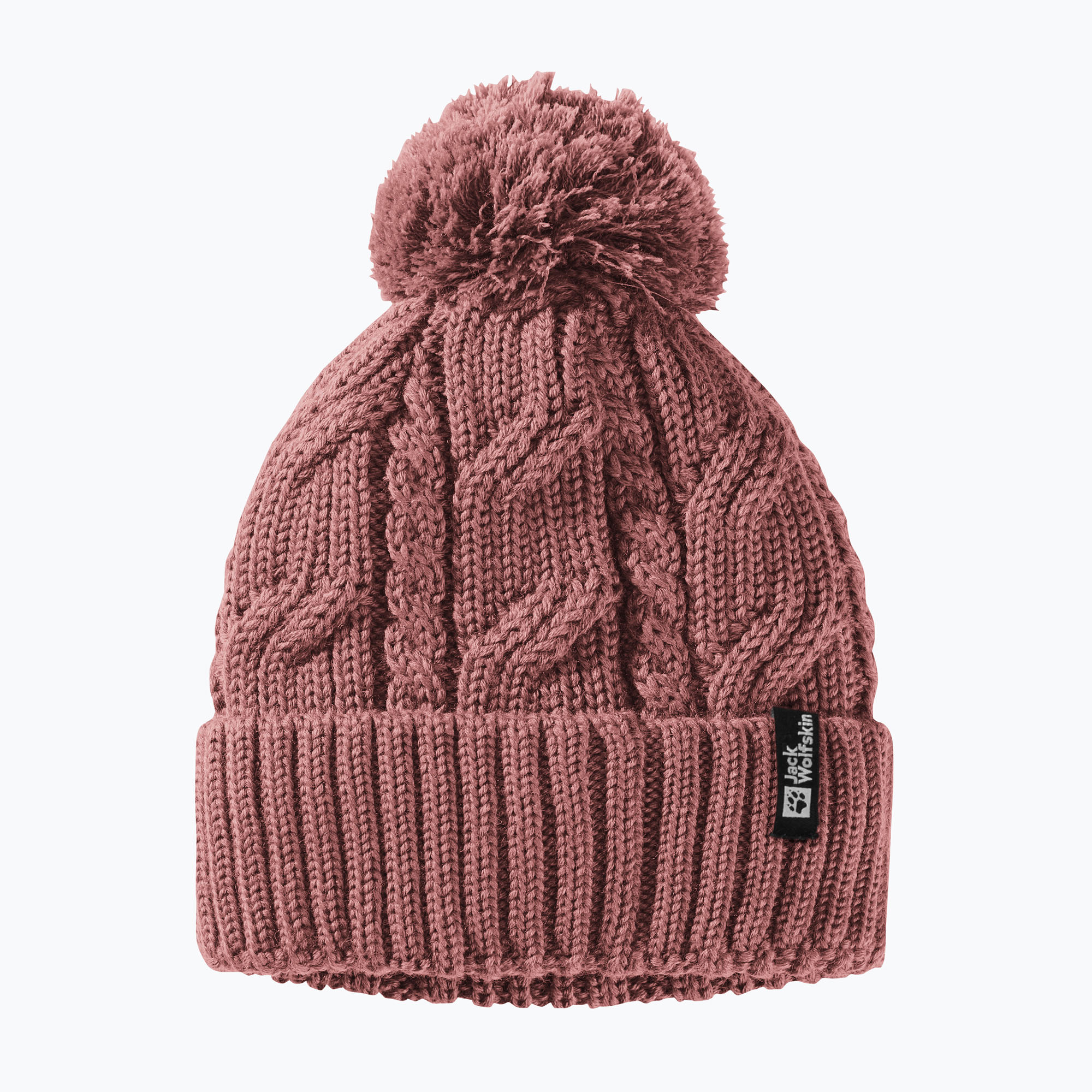 Czapka zimowa Jack Wolfskin Pompom mineral red | WYSYŁKA W 24H | 30 DNI NA ZWROT