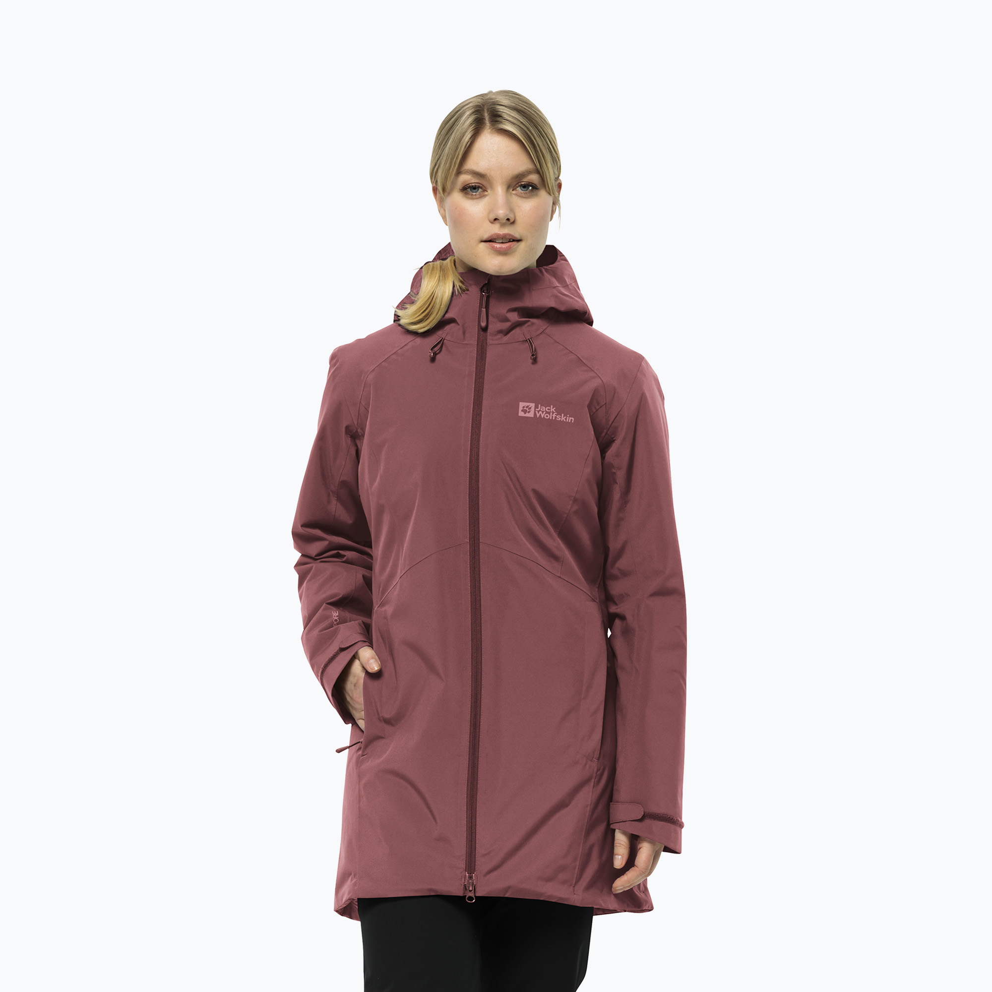 Kurtka zimowa damska Jack Wolfskin Heidelstein Ins red ochre 