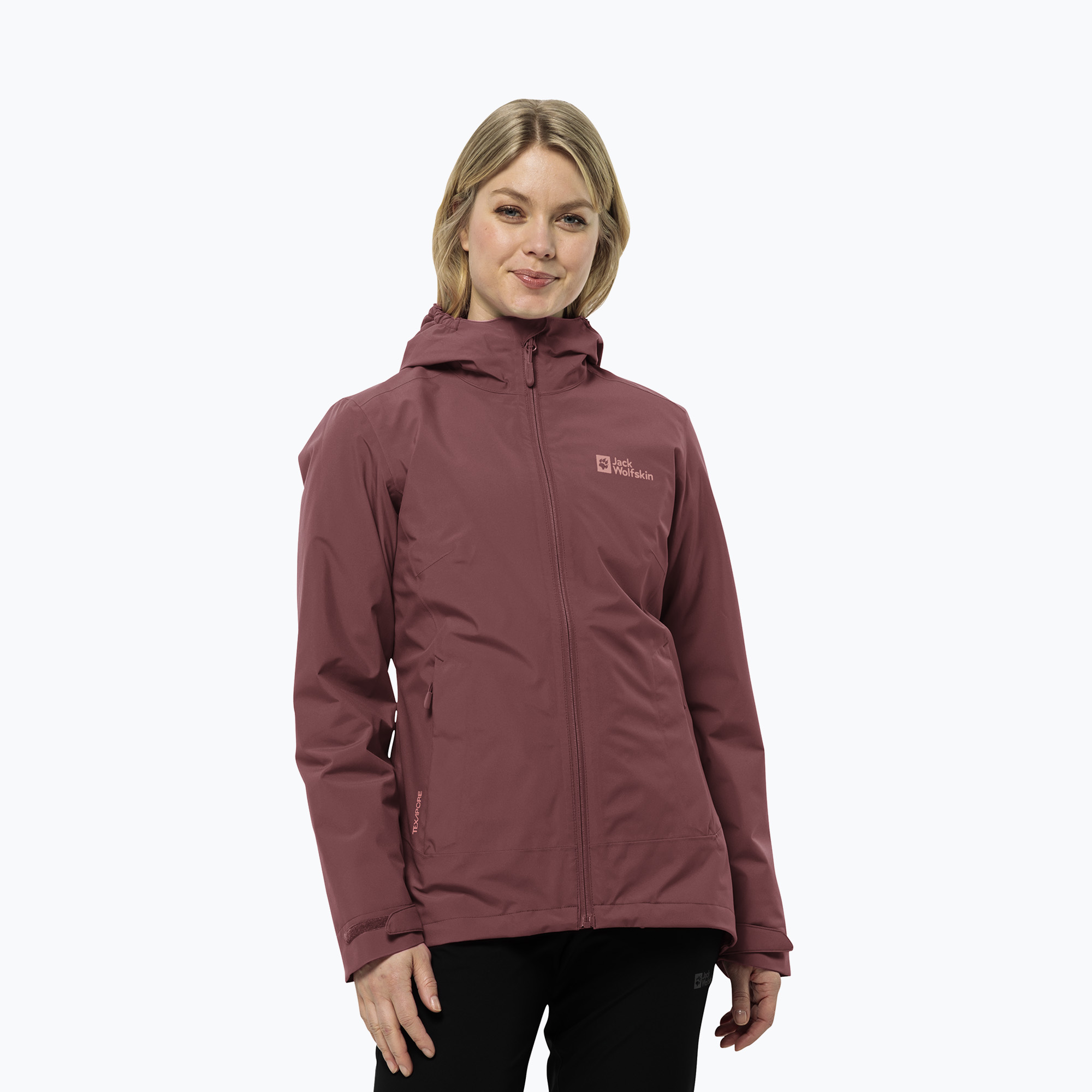 Kurtka 3w1 damska Jack Wolfskin Moonrise 3In1 red ochre 