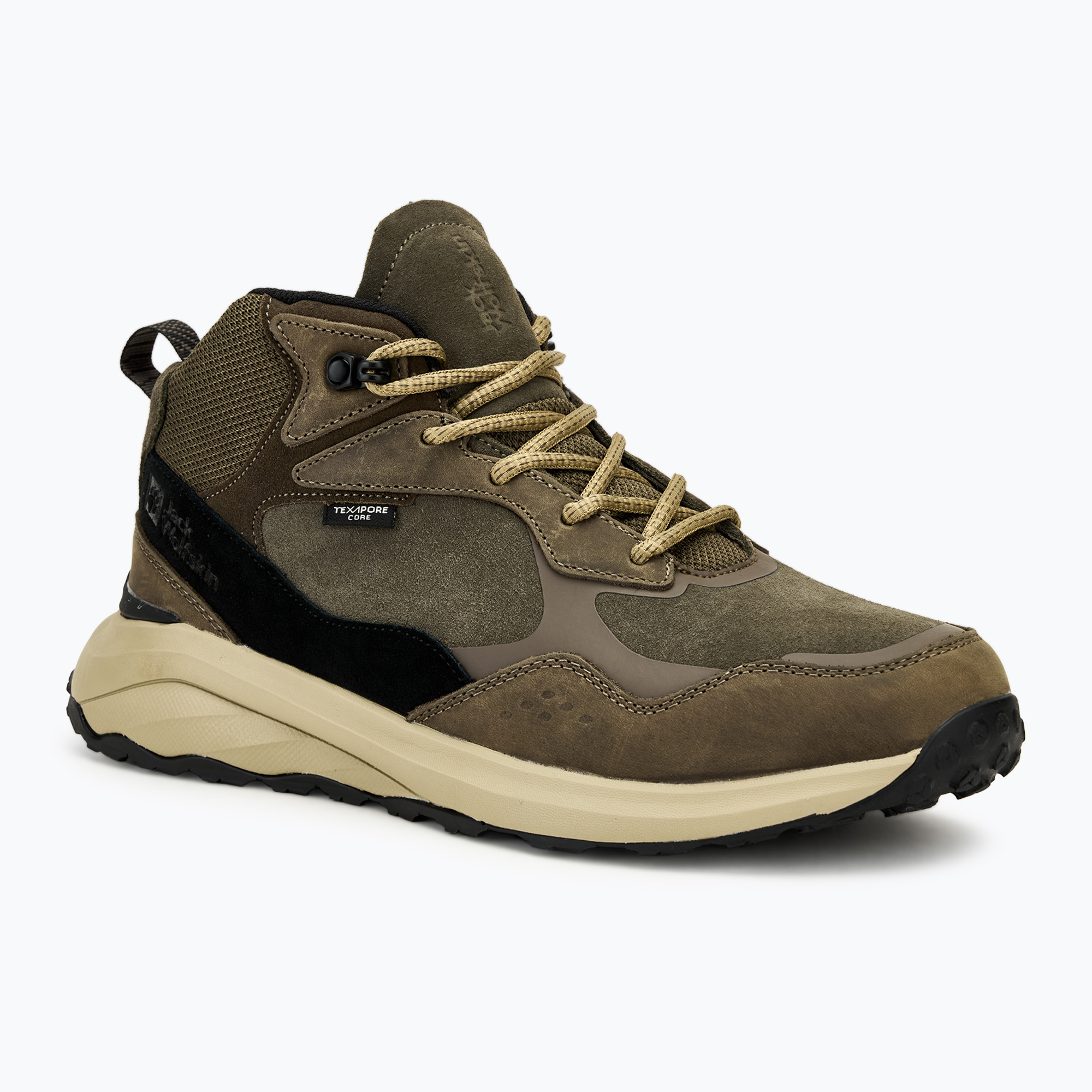 Фото - Трекінгове взуття Jack Wolfskin Buty męskie  Camp Fever Texapore Mid cold coffee | WYSYŁKA W 24H | 30 DNI NA ZWROT 