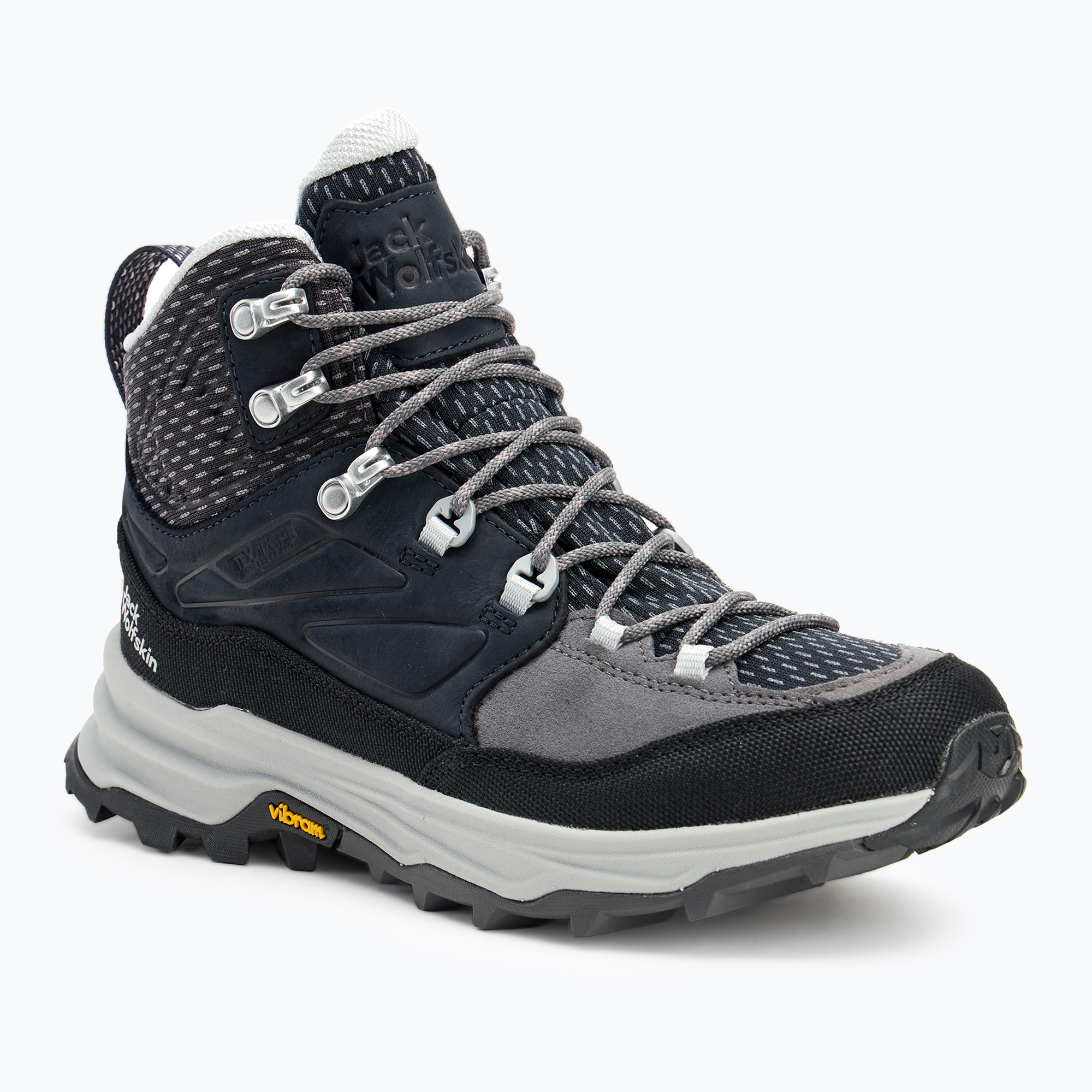 Buty trekkingowe damskie Jack Wolfskin Cyrox Texapore Mid graphite | WYSYŁKA W 24H | 30 DNI NA ZWROT