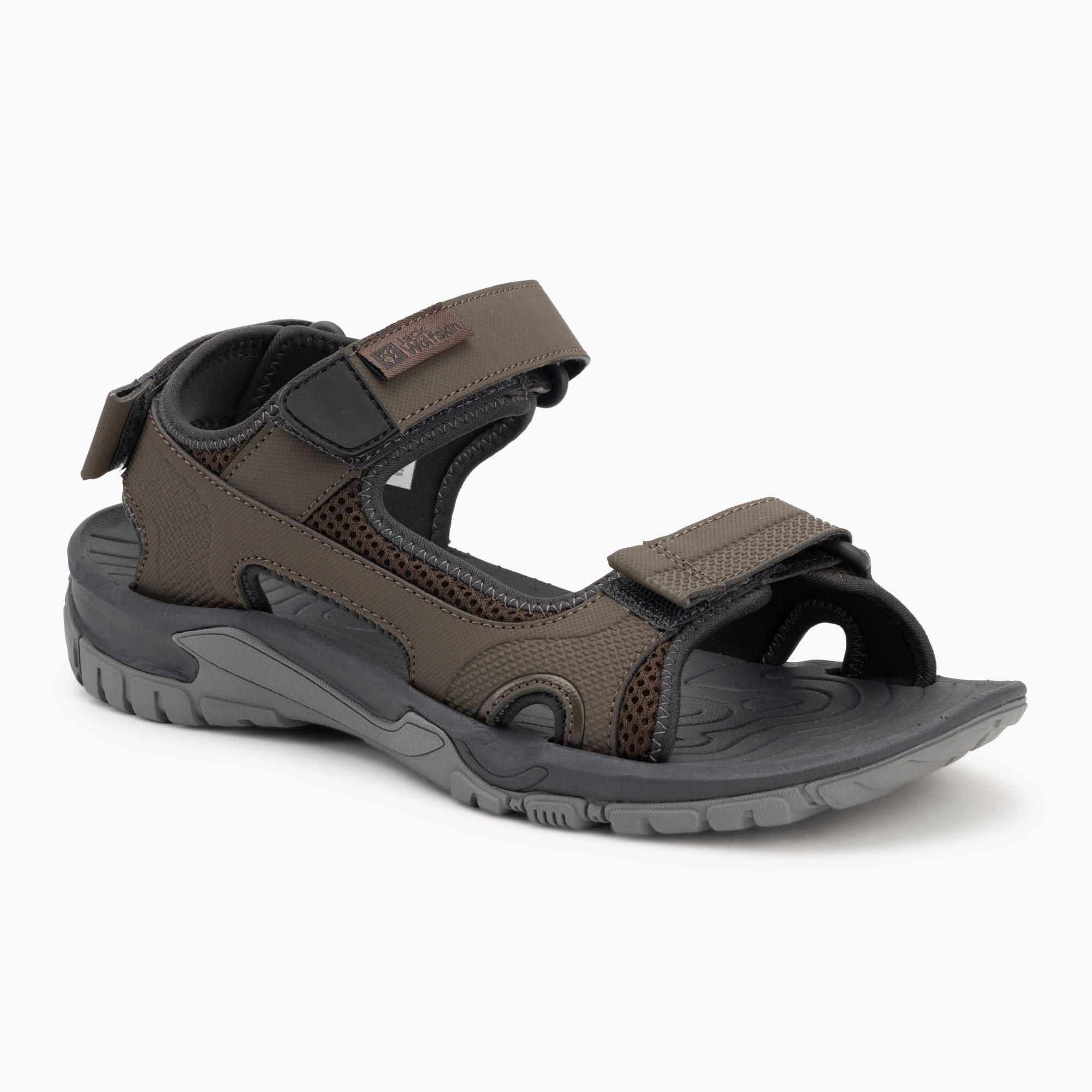 Zdjęcia - Buty trekkingowe Jack Wolfskin Sandały męskie  Lakewood Cruise cold coffee | WYSYŁKA W 24H | 30 DNI NA ZWROT 