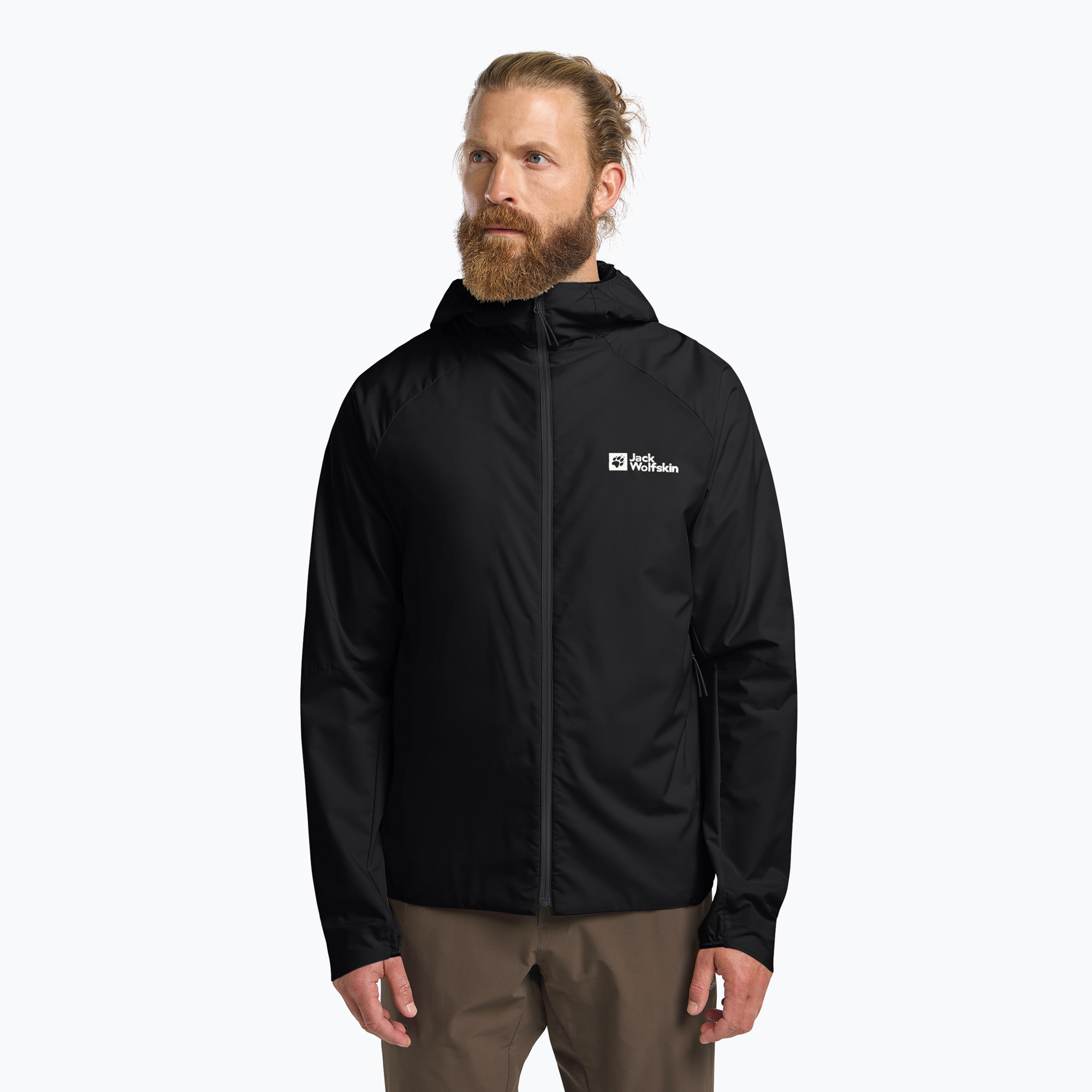 Kurtka przeciwwiatrowa męska Jack Wolfskin Prelight Octa black | WYSYŁKA W 24H | 30 DNI NA ZWROT