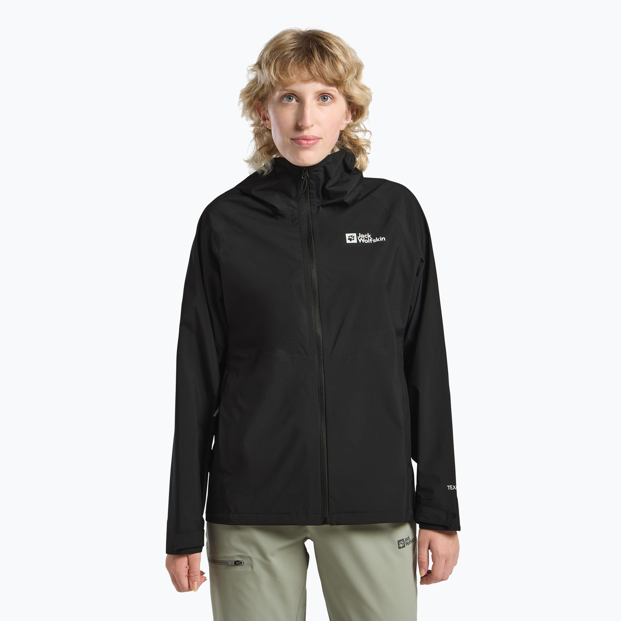 Kurtka przeciwdeszczowa damska Jack Wolfskin Prelight 2.5L LT black | WYSYŁKA W 24H | 30 DNI NA ZWROT