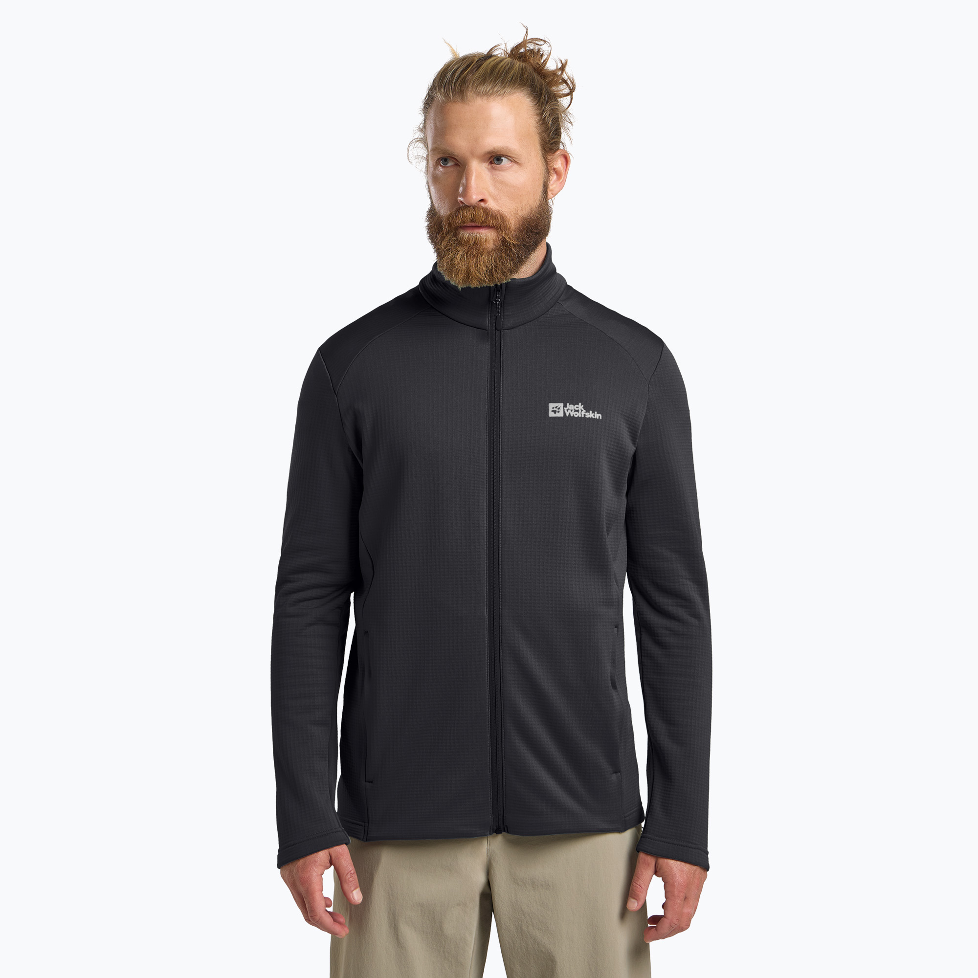 Bluza polarowa męska Jack Wolfskin Kolbenberg Full Zip phantom | WYSYŁKA W 24H | 30 DNI NA ZWROT