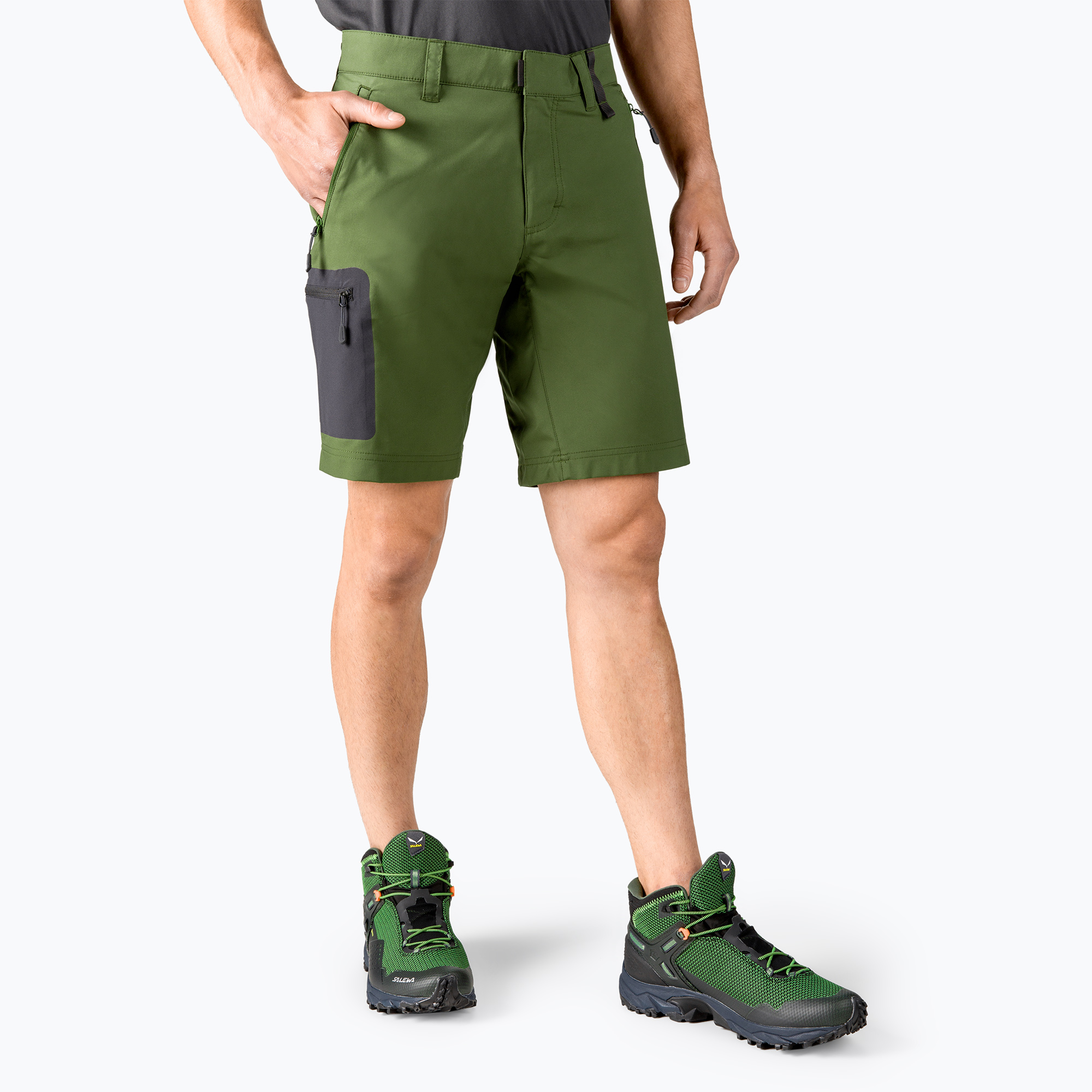 Spodenki trekkingowe męskie Jack Wolfskin Active Track greenwood | WYSYŁKA W 24H | 30 DNI NA ZWROT