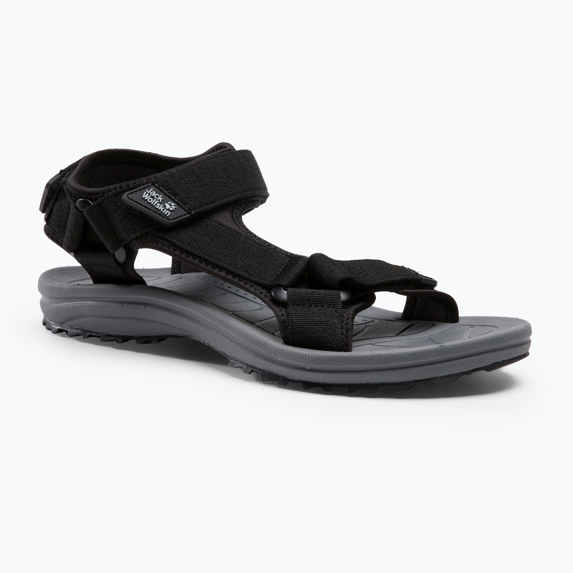 Sandały trekkingowe męskie Jack Wolfskin Wave Breaker black | WYSYŁKA W 24H | 30 DNI NA ZWROT