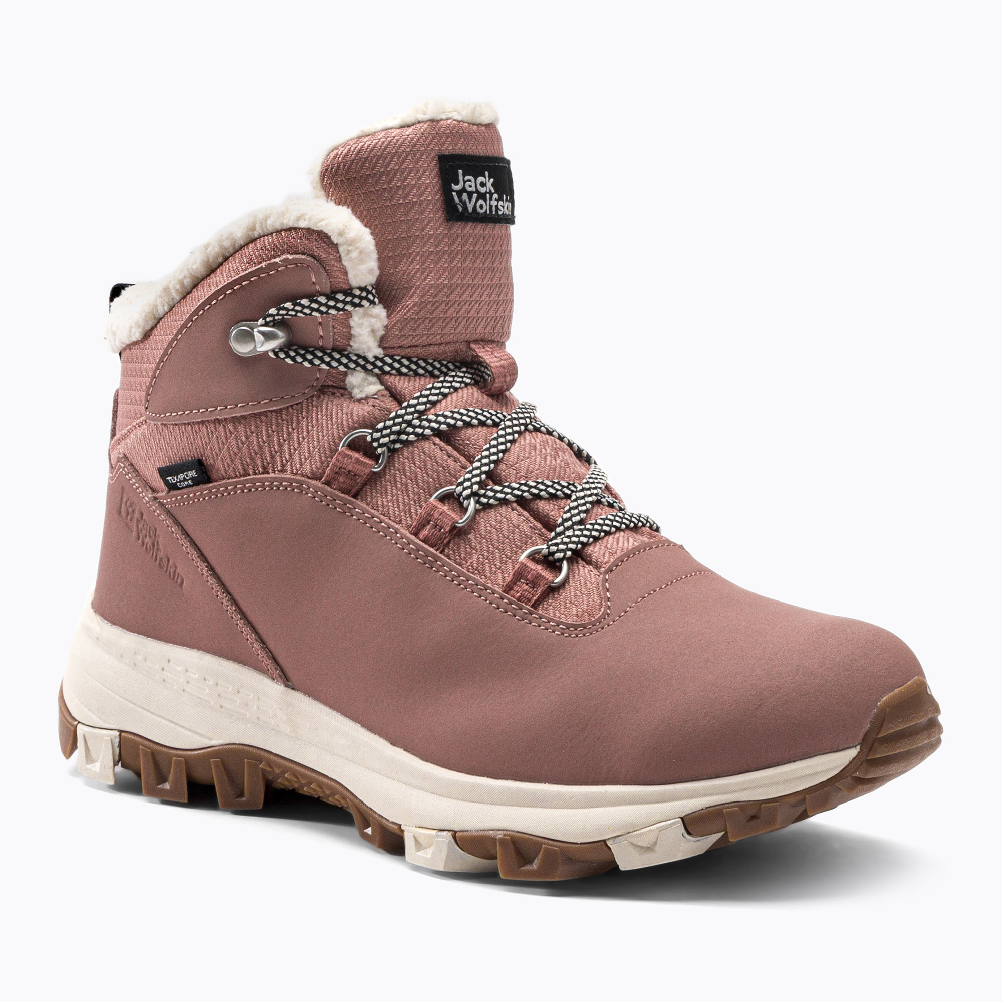 Zdjęcia - Buty trekkingowe Jack Wolfskin Buty damskie  Everquest Texapore Mid rose/white | WYSYŁKA W 2 