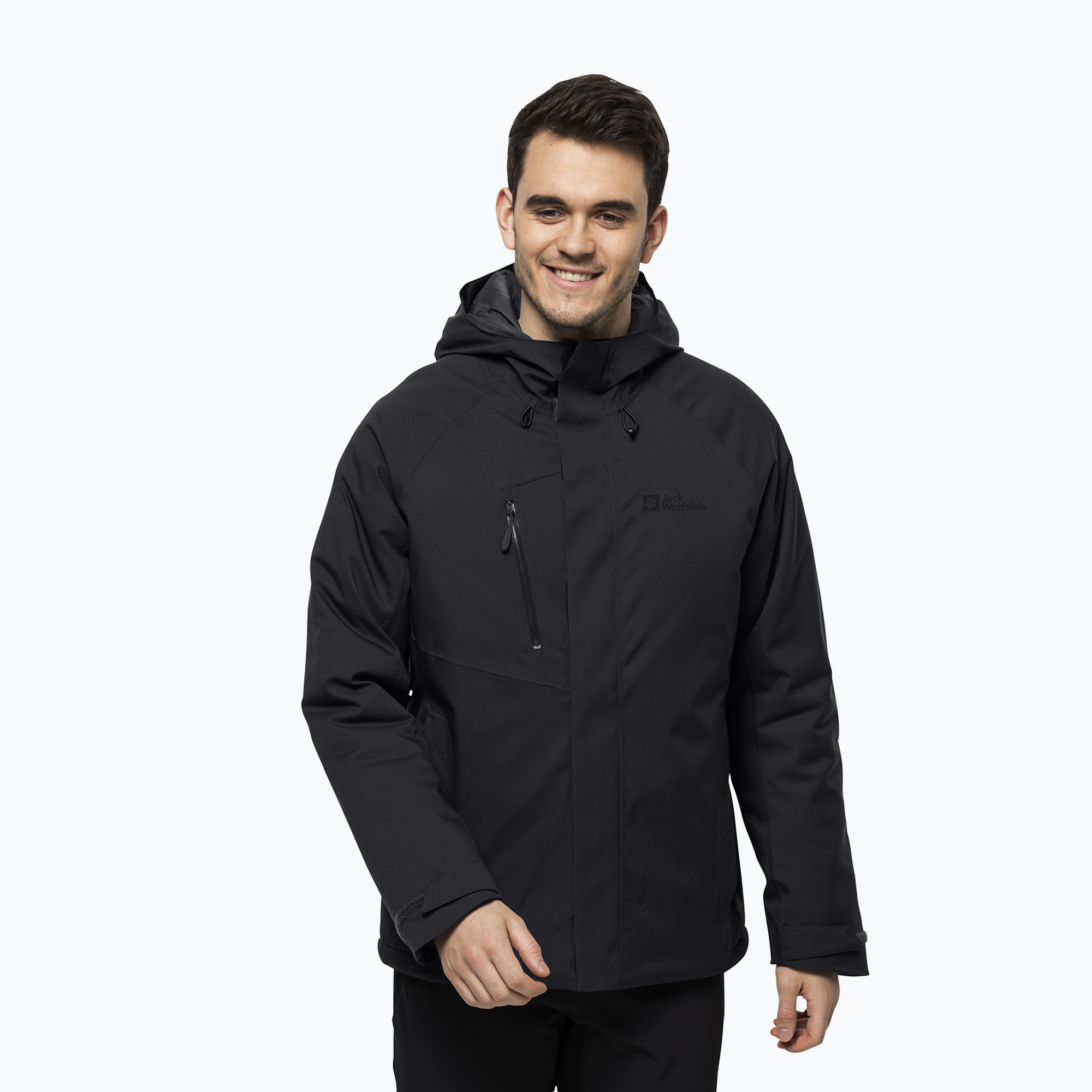 Kurtka zimowa męska Jack Wolfskin Troposphere Ins black | WYSYŁKA W 24H | 30 DNI NA ZWROT