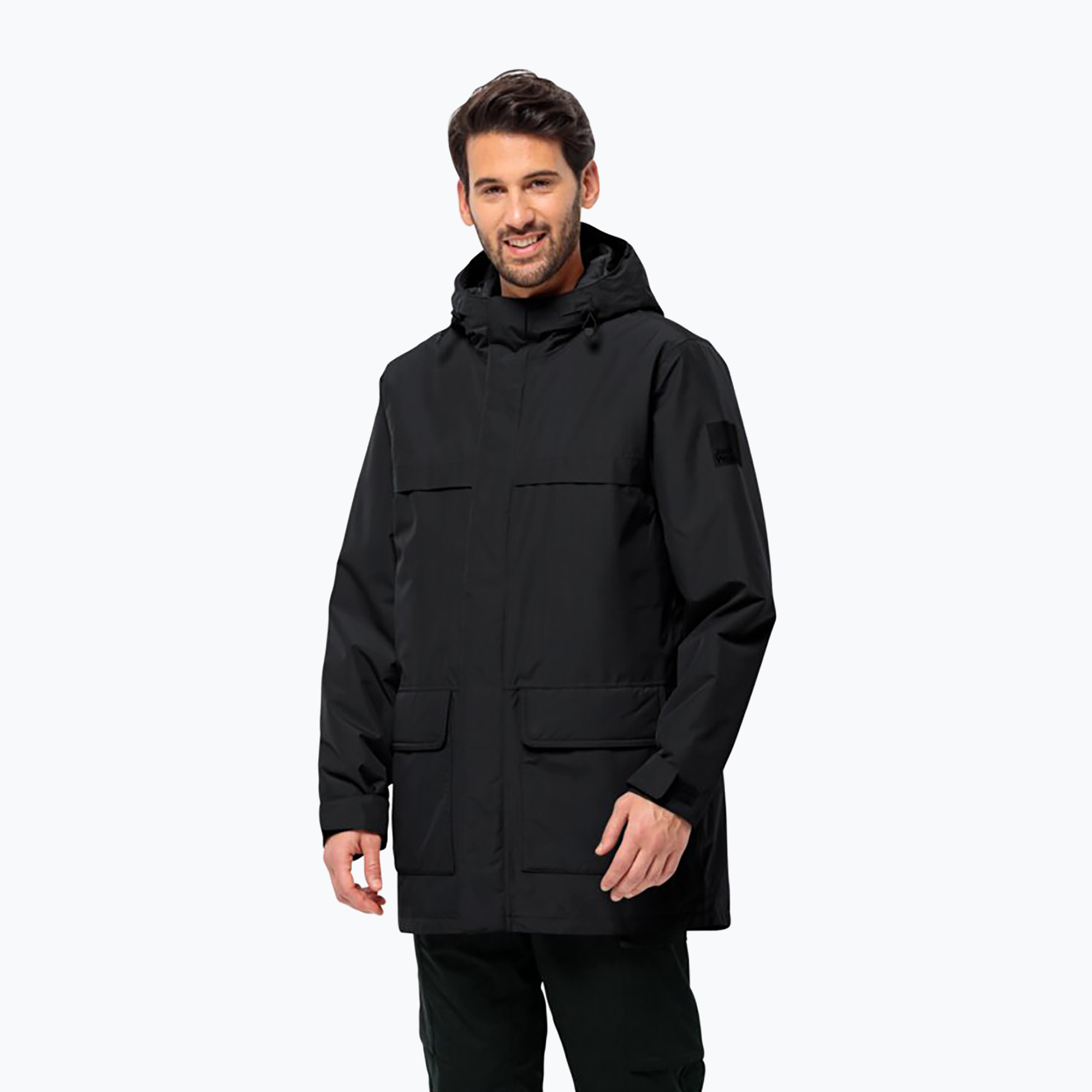 Kurtka zimowa męska Jack Wolfskin Winterlager Parka black | WYSYŁKA W 24H | 30 DNI NA ZWROT