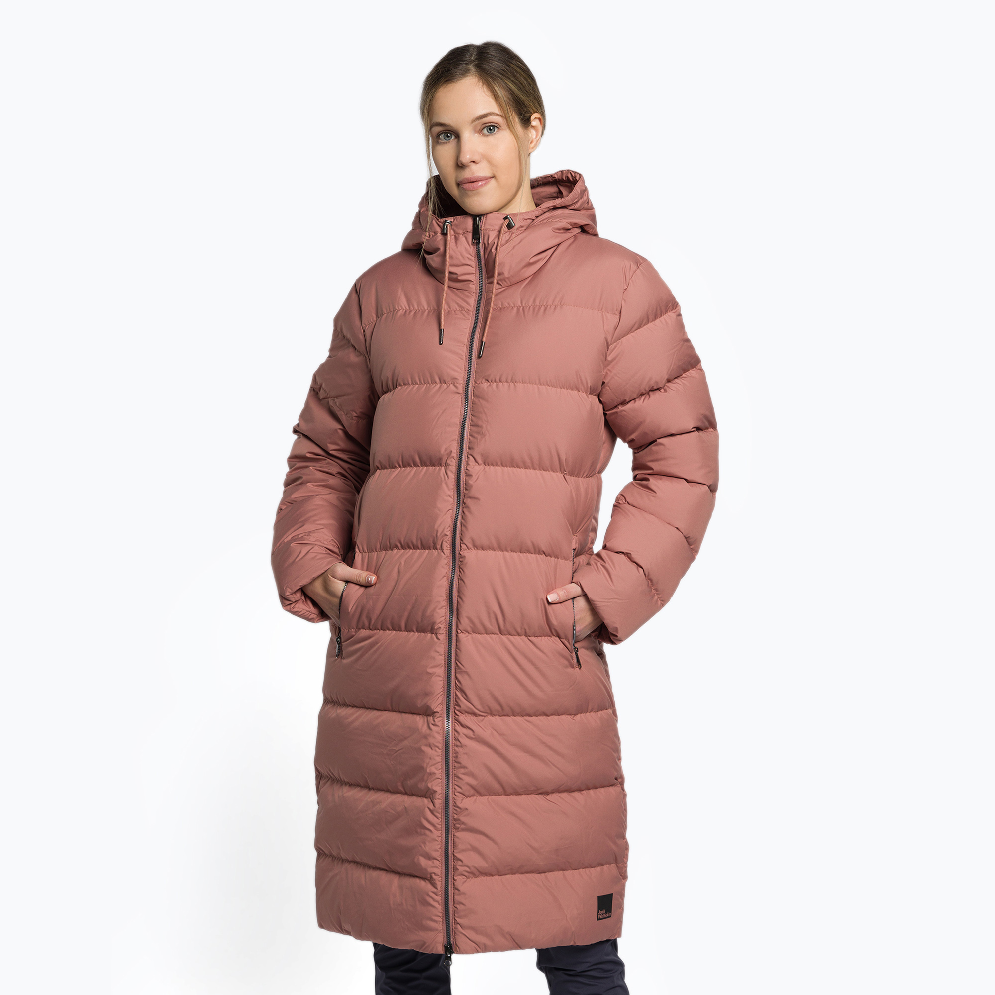 Płaszcz puchowy damski Jack Wolfskin Frozen Palace afterglow | WYSYŁKA W 24H | 30 DNI NA ZWROT