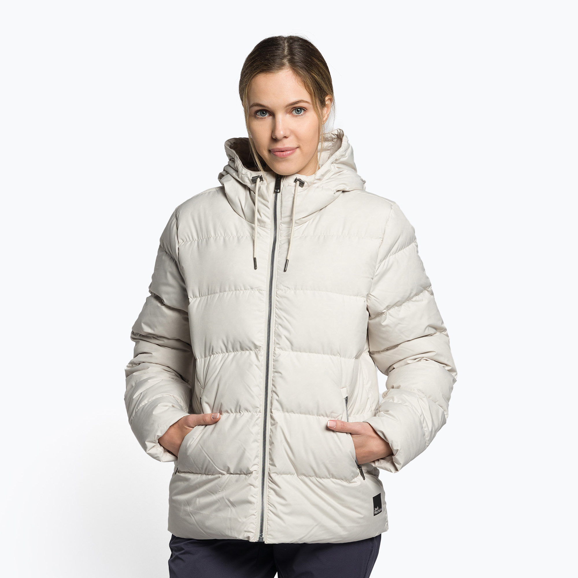 Kurtka puchowa damska Jack Wolfskin Frozen Palace winter pearl | WYSYŁKA W 24H | 30 DNI NA ZWROT