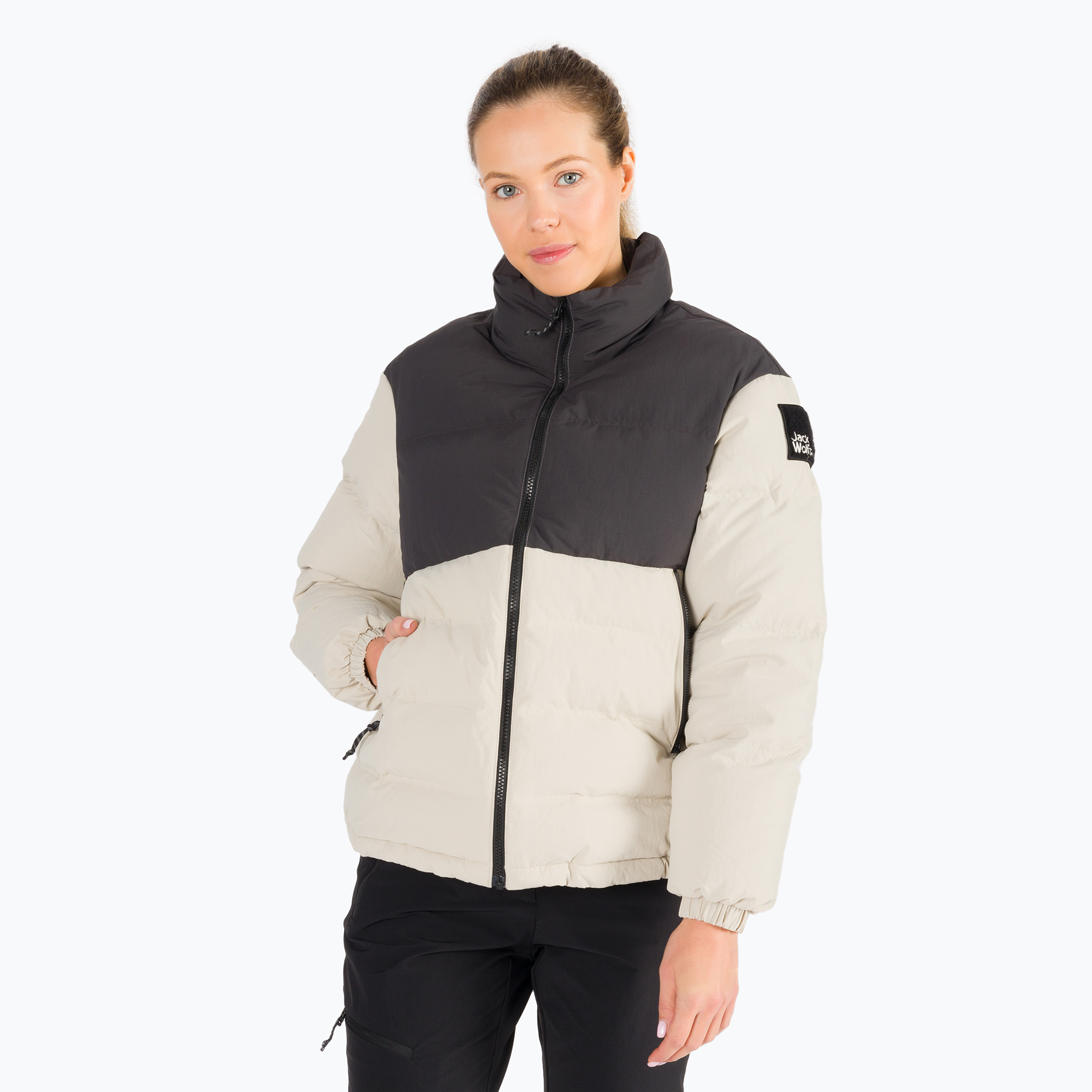 Kurtka puchowa damska Jack Wolfskin Alex Down winter pearl | WYSYŁKA W 24H | 30 DNI NA ZWROT