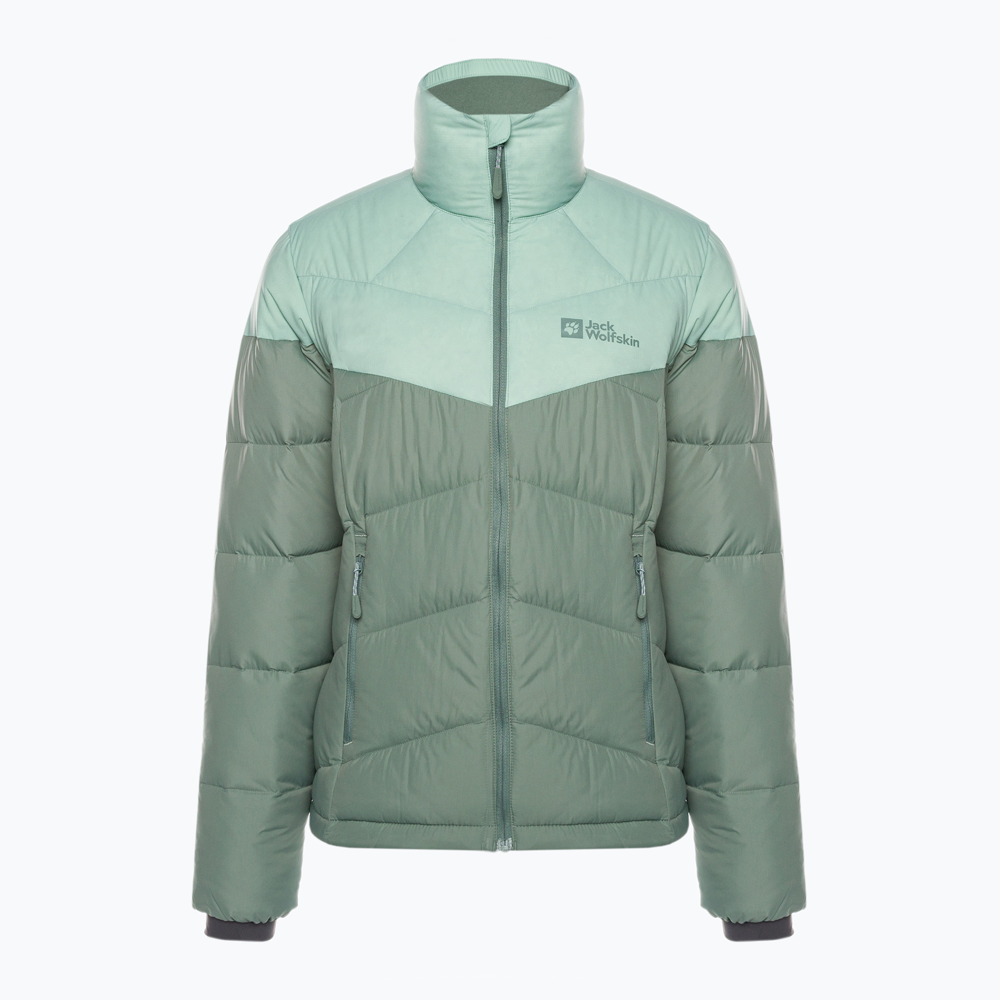 Kurtka puchowa damska Jack Wolfskin Herzberg Down hedge green | WYSYŁKA W 24H | 30 DNI NA ZWROT