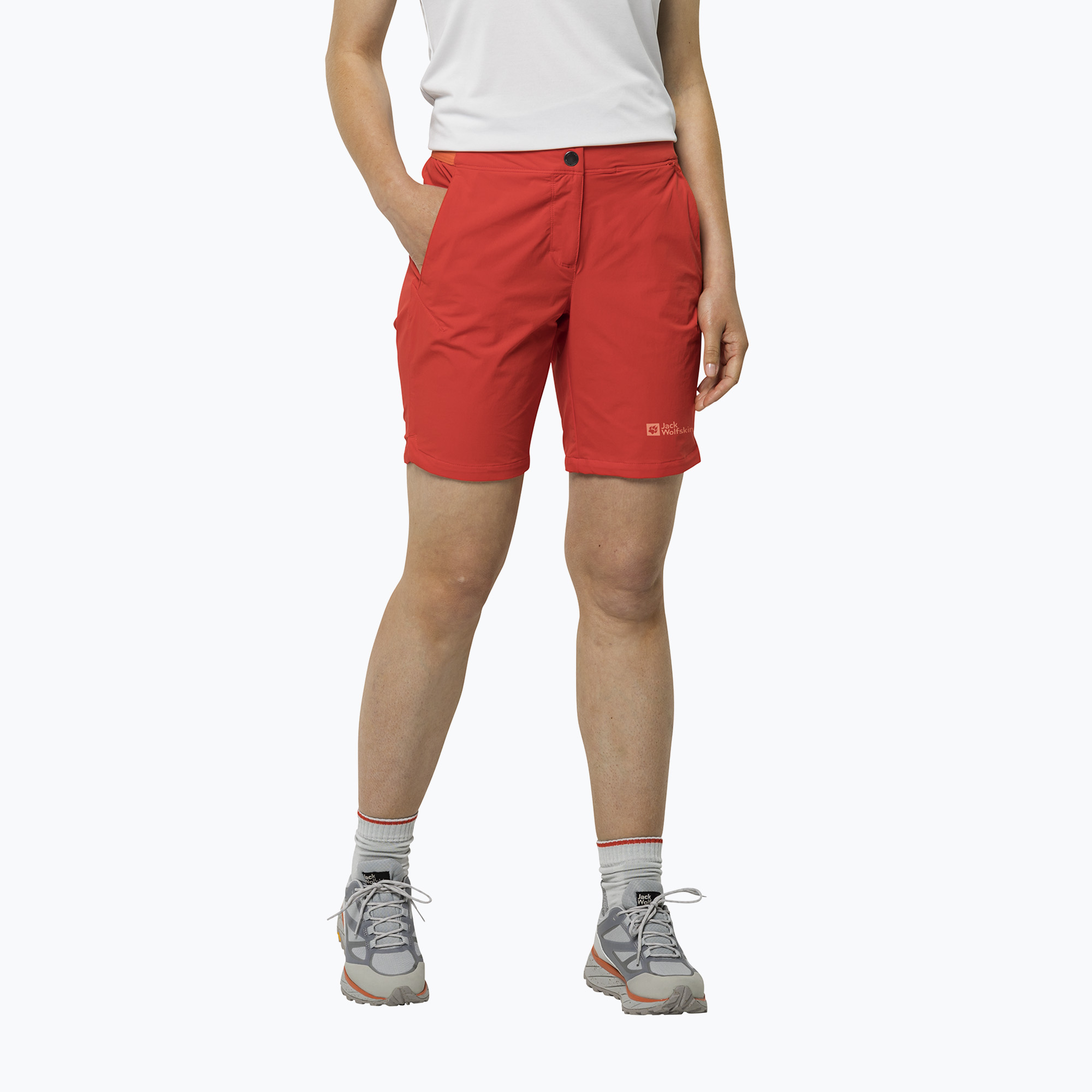 Spodenki trekkingowe damskie Jack Wolfskin Hilltop Trail tango orange | WYSYŁKA W 24H | 30 DNI NA ZWROT