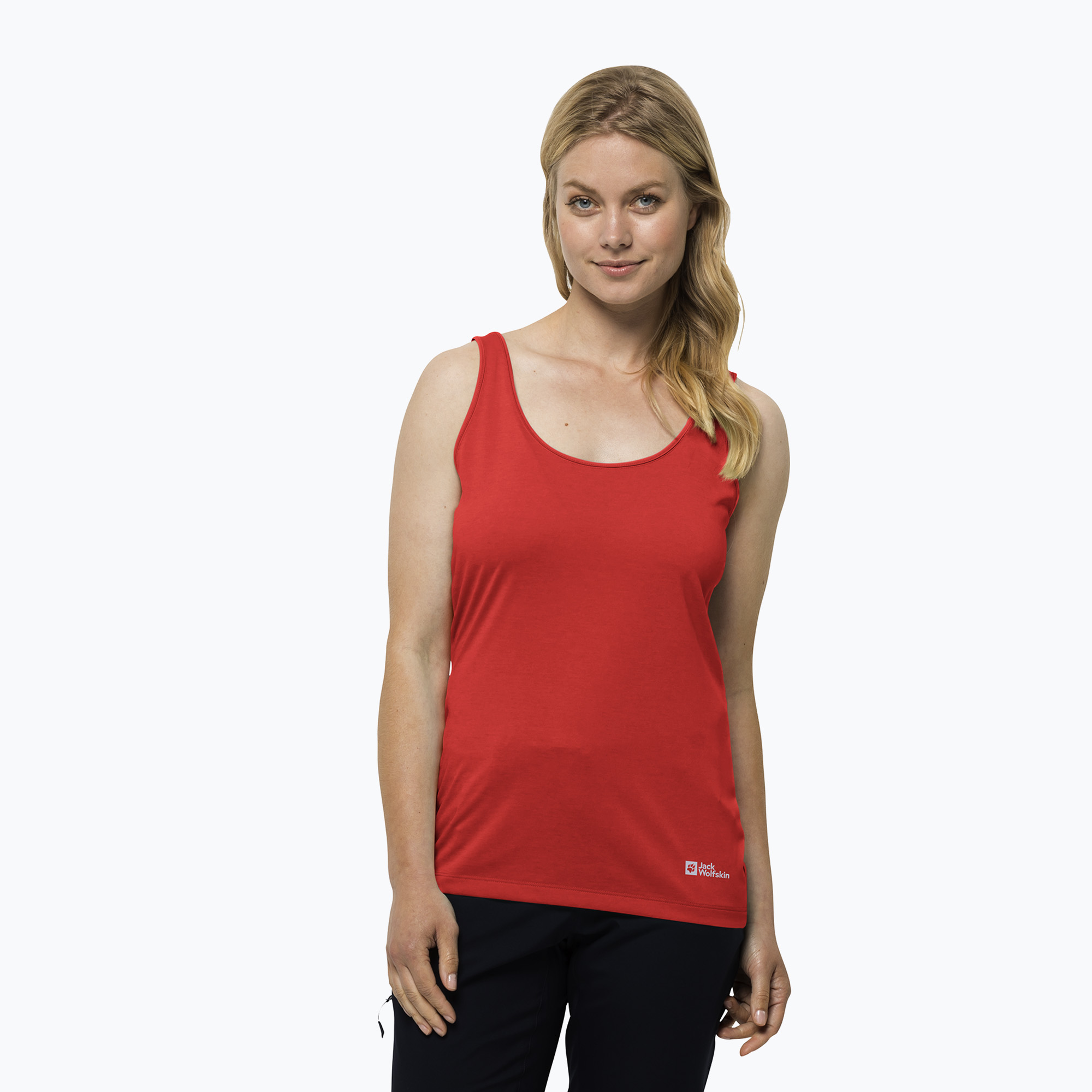 Koszulka trekkingowa damska Jack Wolfskin Pack & Go Tank tango orange | WYSYŁKA W 24H | 30 DNI NA ZWROT