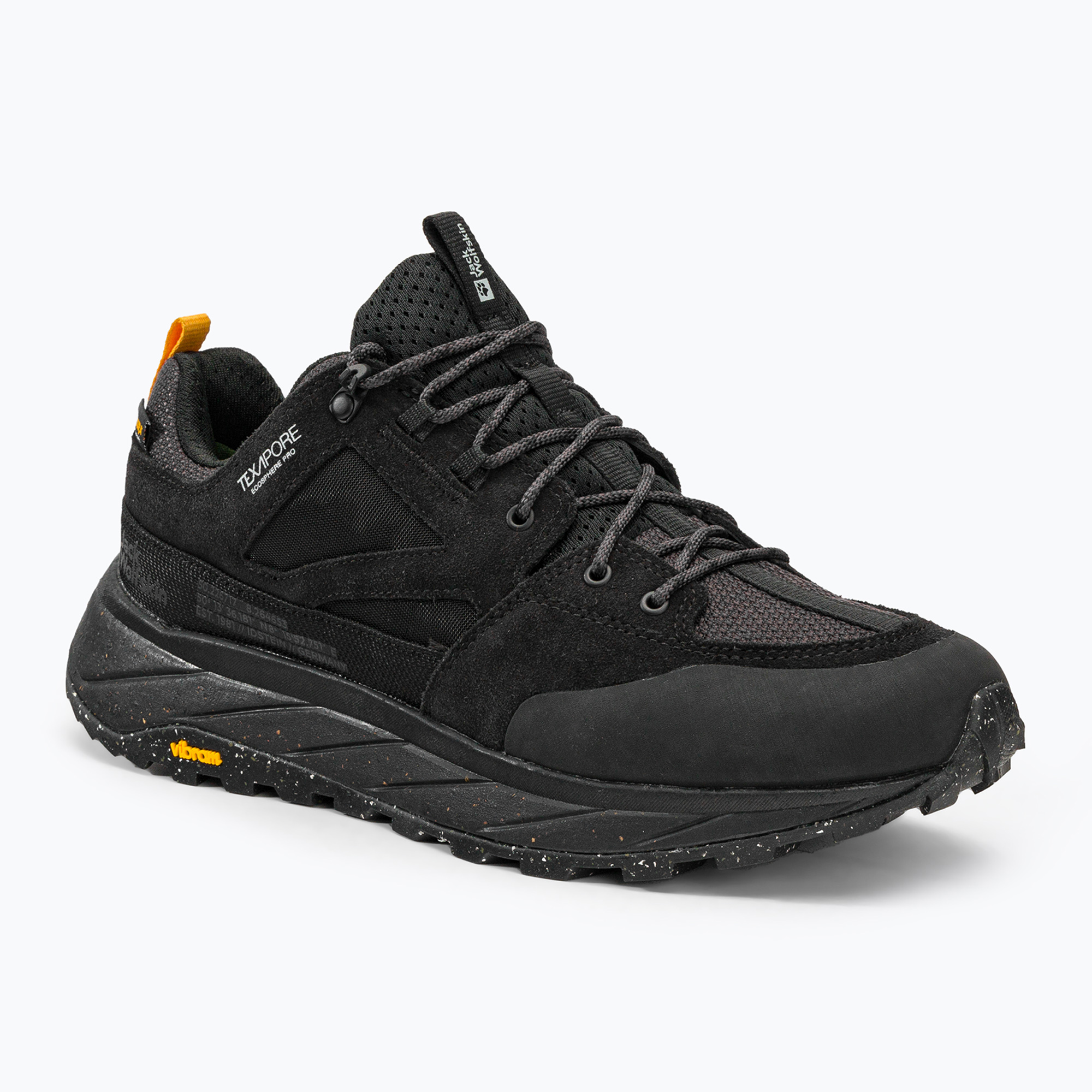 Buty trekkingowe męskie Jack Wolfskin Terraquest Texapore Low black | WYSYŁKA W 24H | 30 DNI NA ZWROT