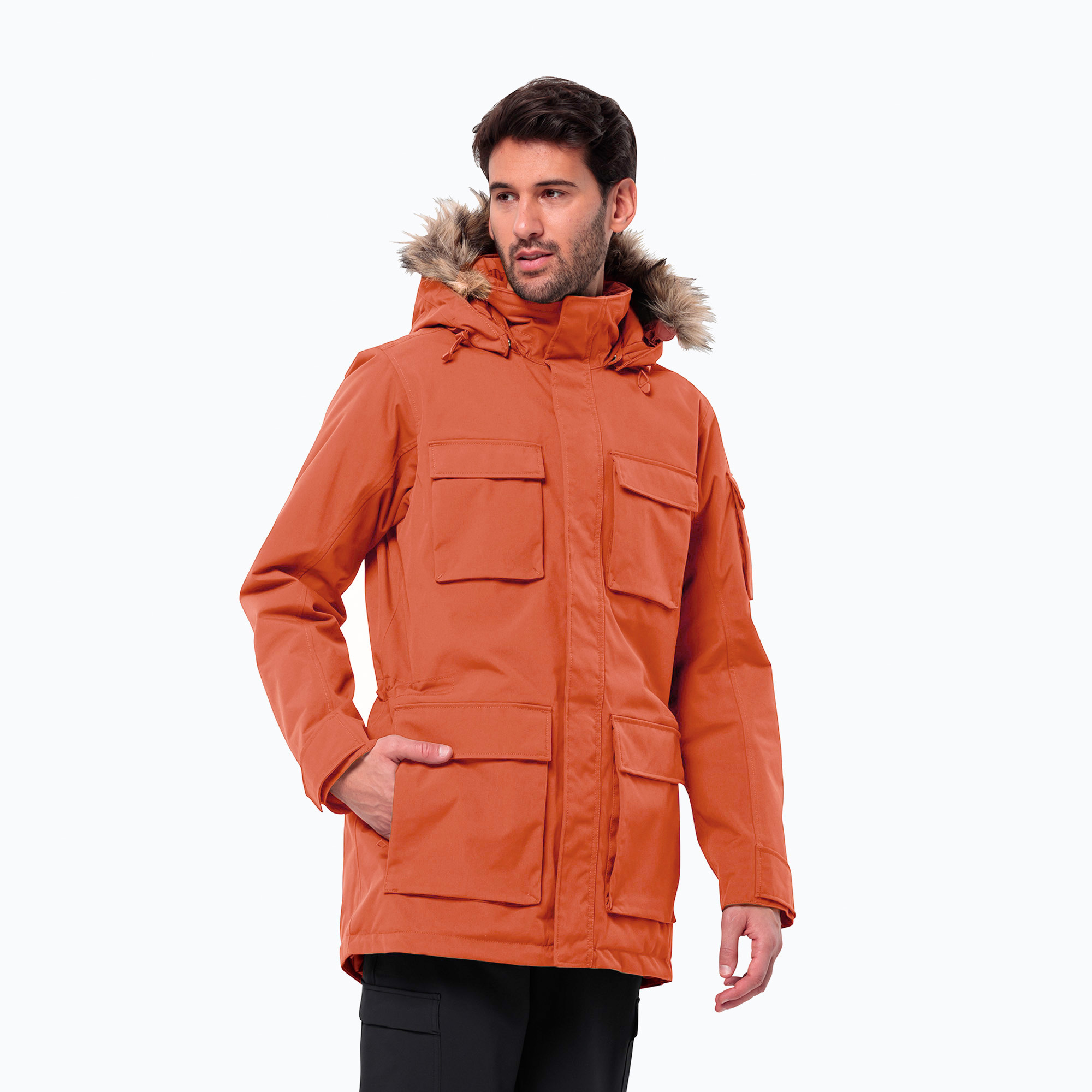 Kurtka zimowa męska Jack Wolfskin Glacier Canyon Parka carmine | WYSYŁKA W 24H | 30 DNI NA ZWROT