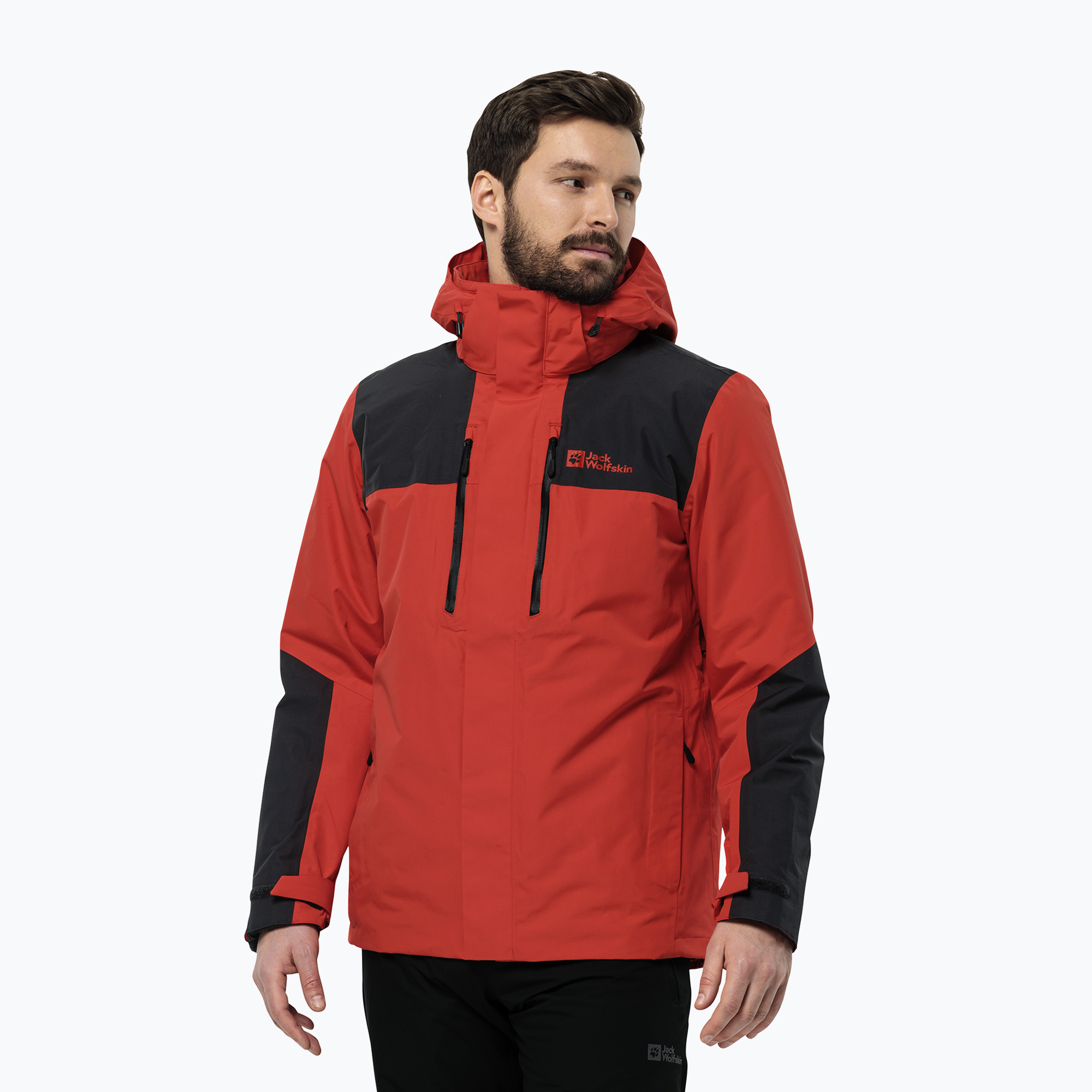 Kurtka 3w1 męska Jack Wolfskin Jasper 3in1 strong red | WYSYŁKA W 24H | 30 DNI NA ZWROT