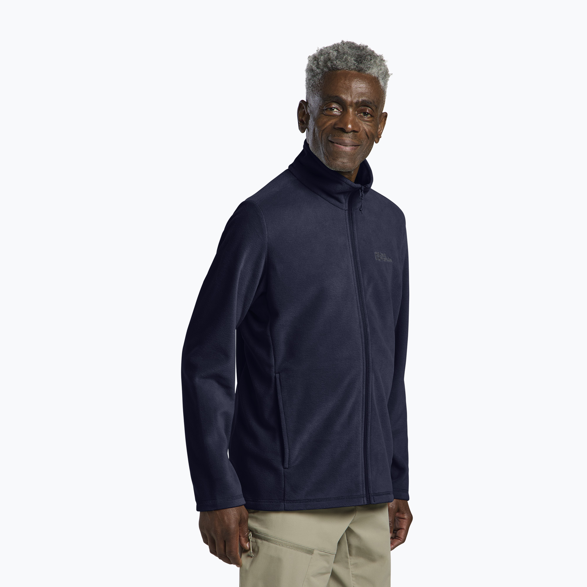 Bluza polarowa męska Jack Wolfskin Taunus Fz night blue 