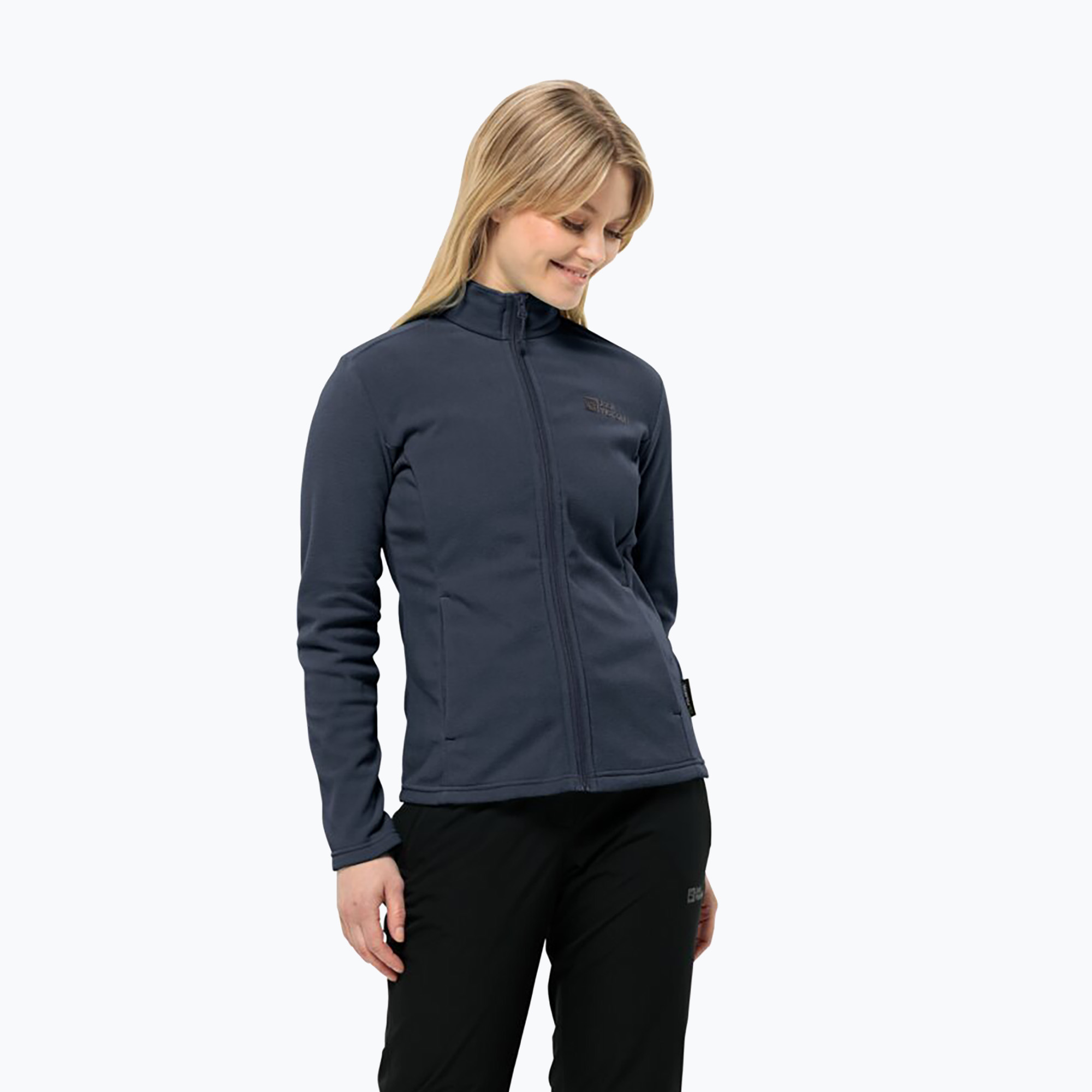 Bluza polarowa damska Jack Wolfskin Taunus Fz night blue | WYSYŁKA W 24H | 30 DNI NA ZWROT