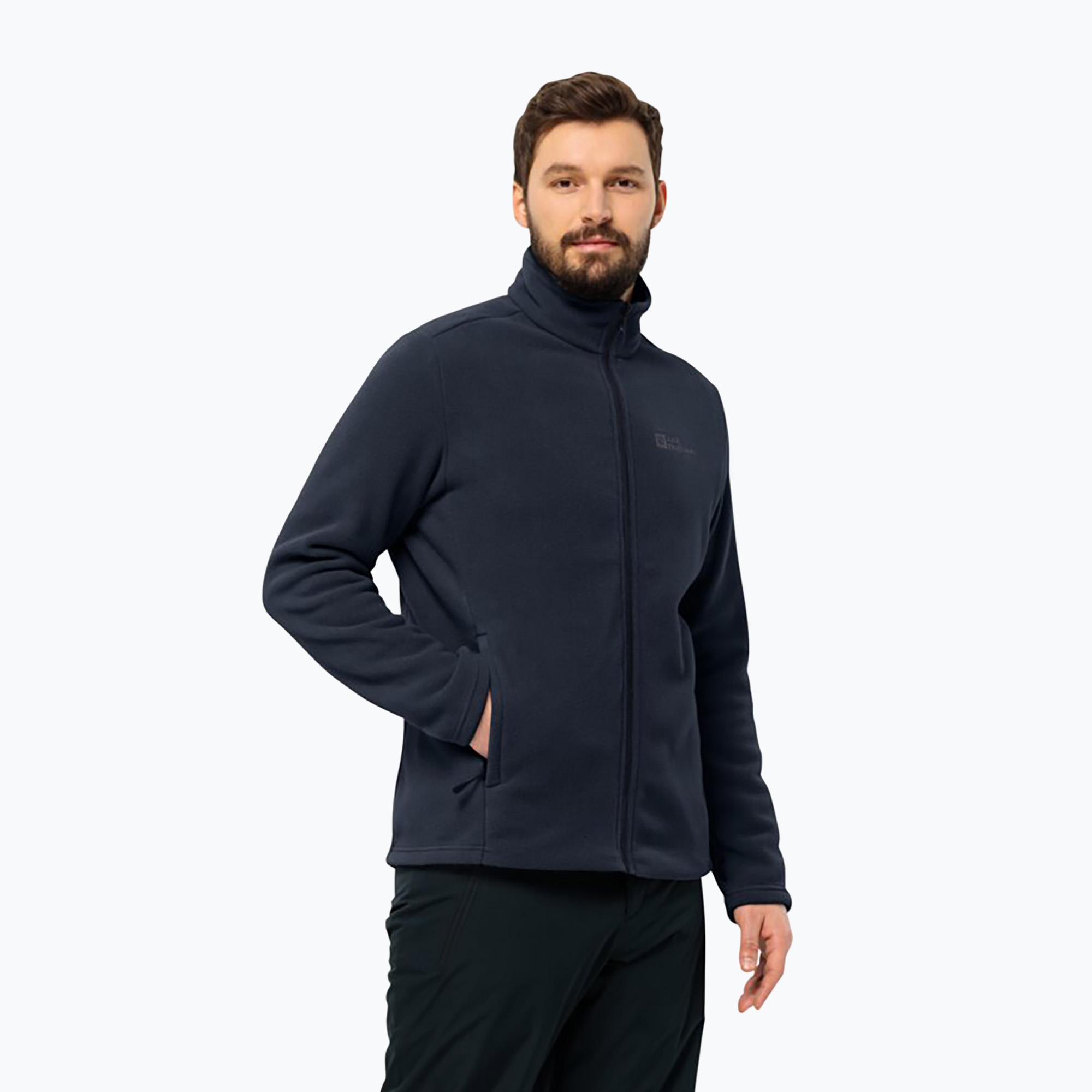 Bluza polarowa męska Jack Wolfskin Winterstein Fz night blue | WYSYŁKA W 24H | 30 DNI NA ZWROT