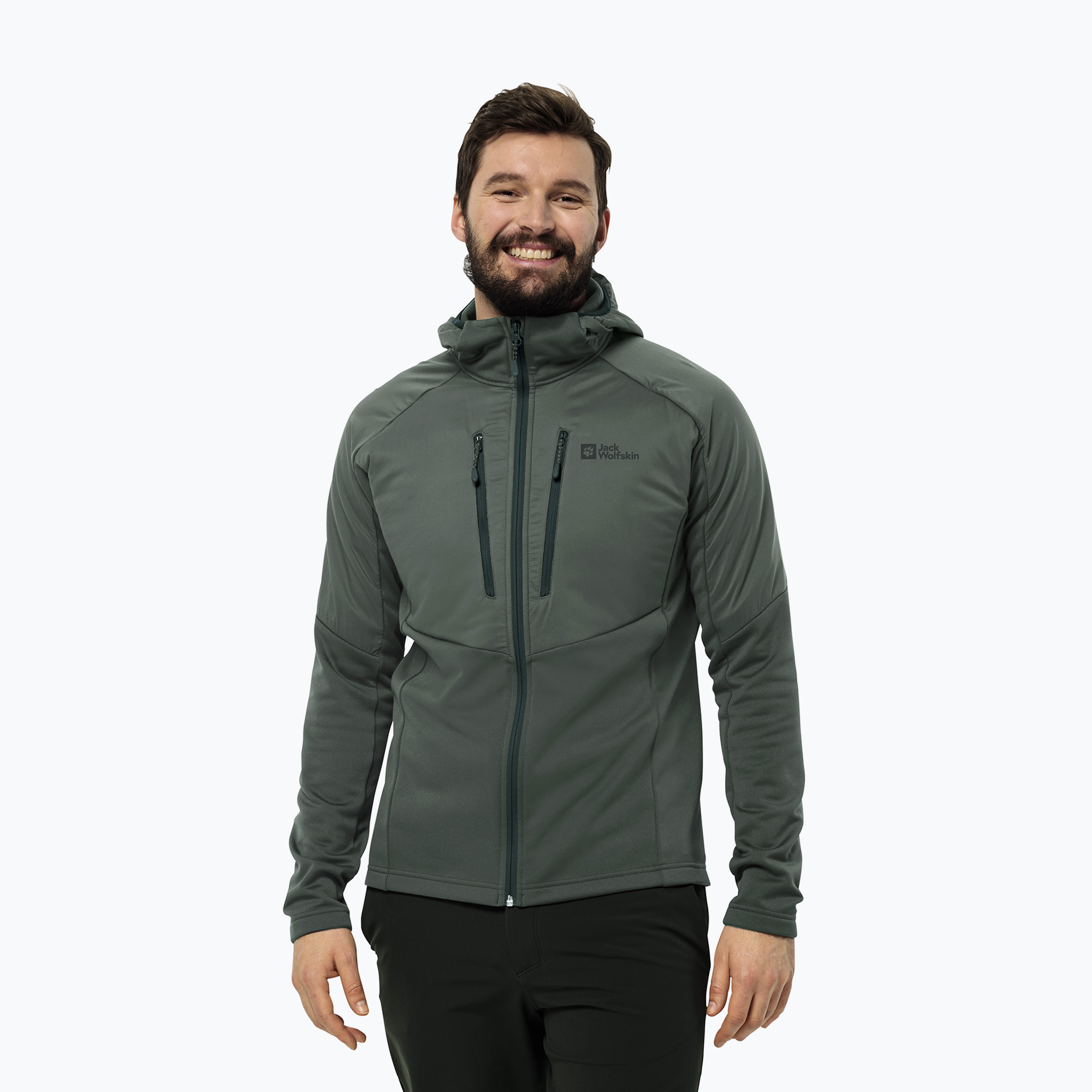 Kurtka ocieplana męska Jack Wolfskin Alpgrat Pro Ins Fz hedge green | WYSYŁKA W 24H | 30 DNI NA ZWROT