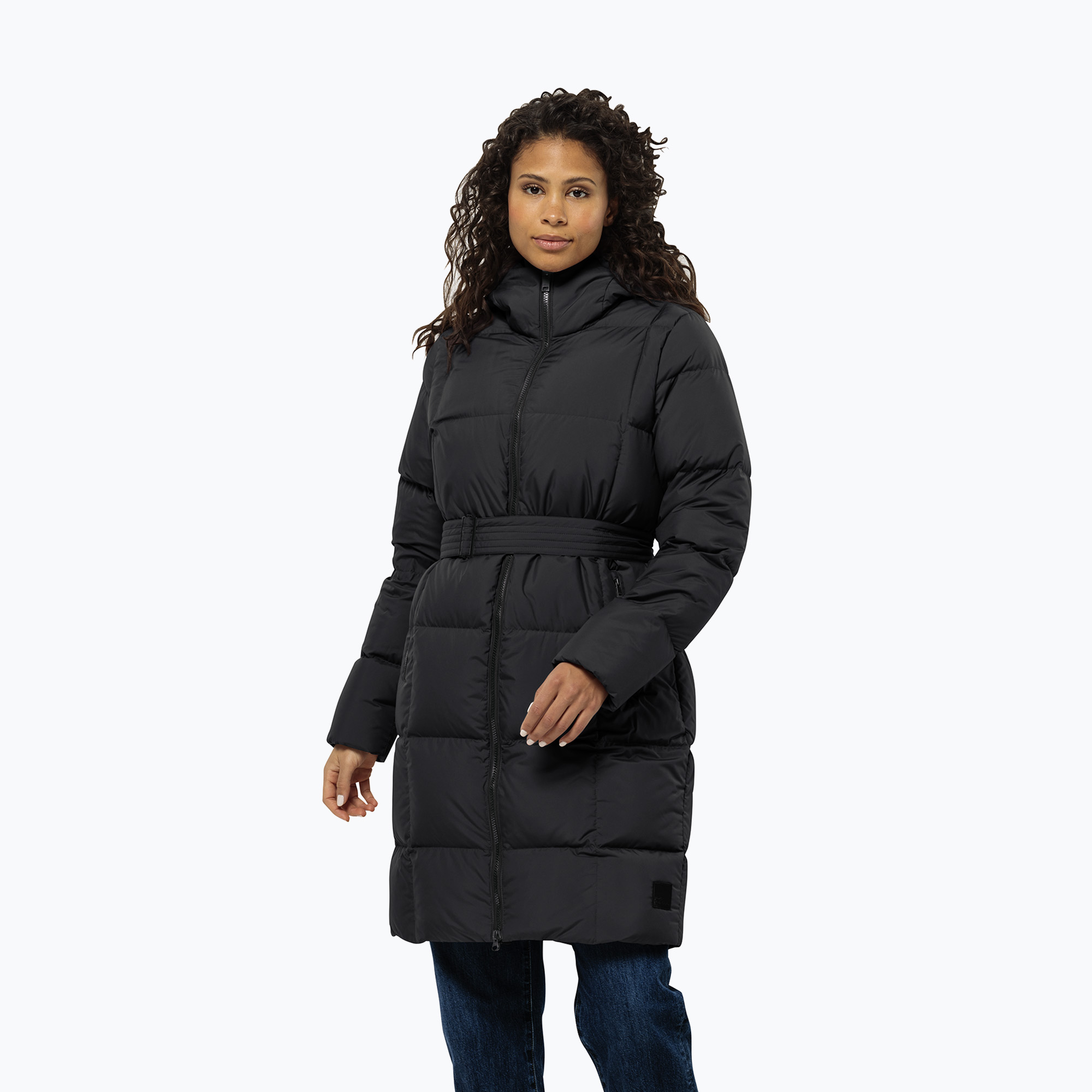 Płaszcz puchowy damski Jack Wolfskin Frozen Lake black | WYSYŁKA W 24H | 30 DNI NA ZWROT