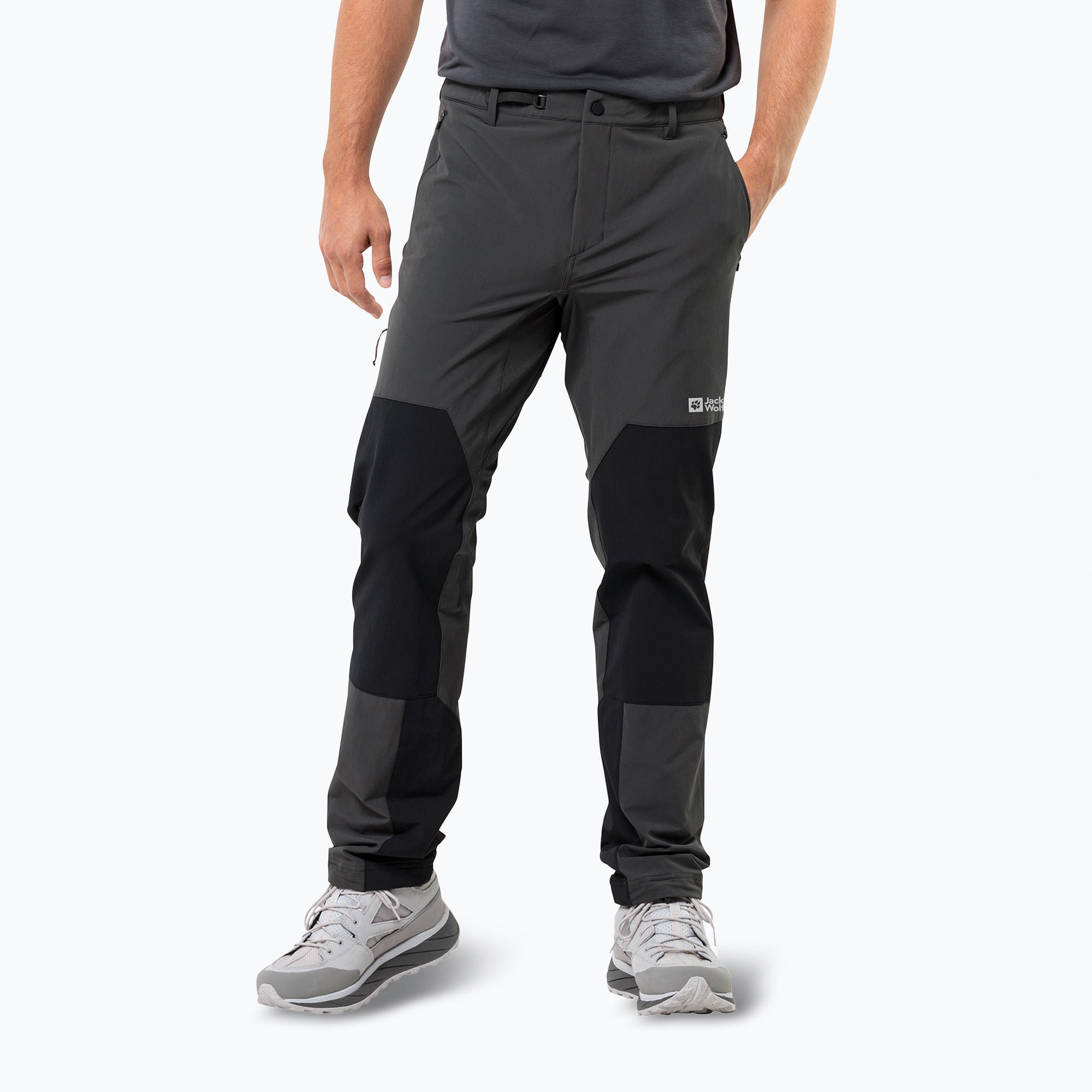 Spodnie softshell męskie Jack Wolfskin Andur phantom 