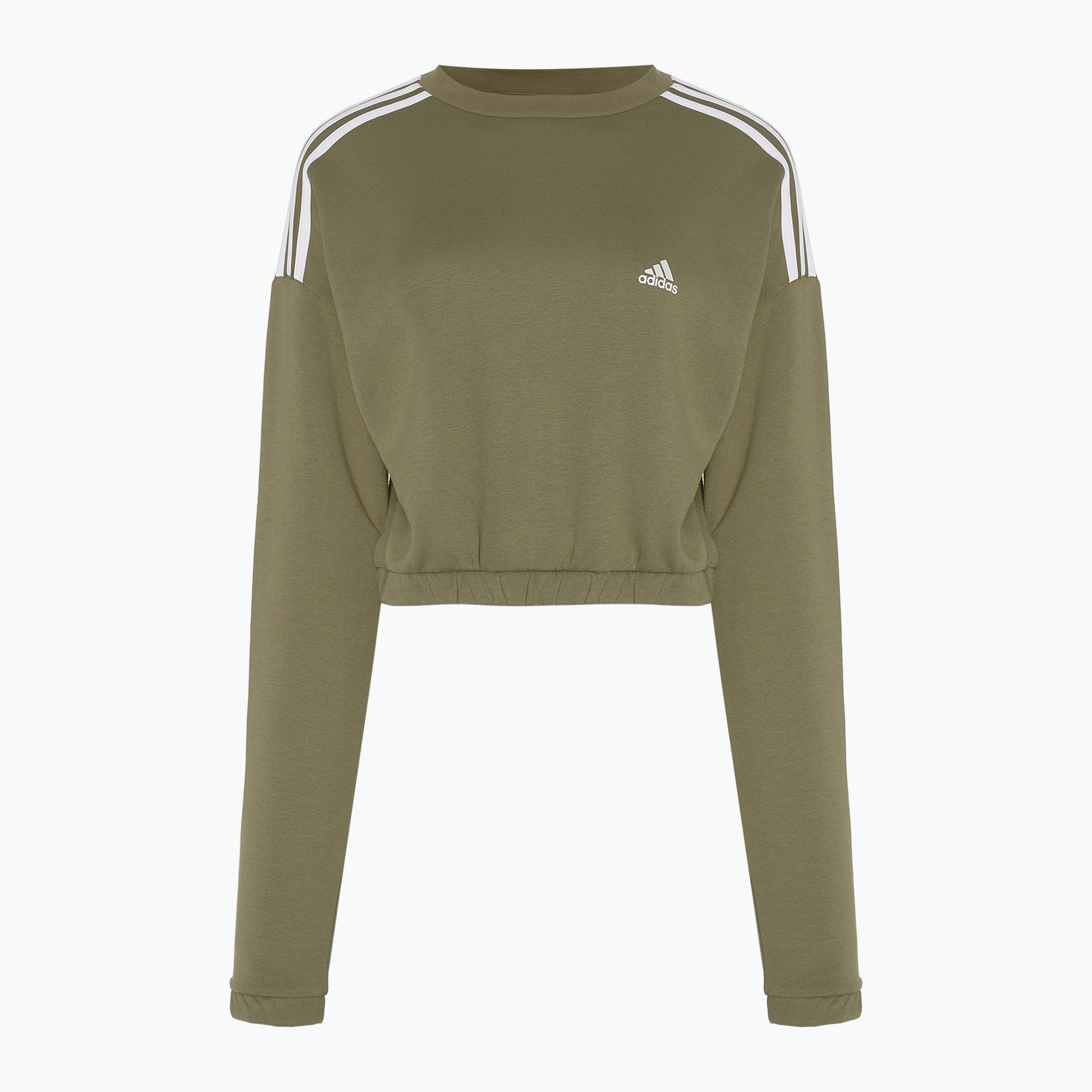 Bluza damska adidas Hyperglam Crop Crew focus olive | WYSYŁKA W 24H | 30 DNI NA ZWROT