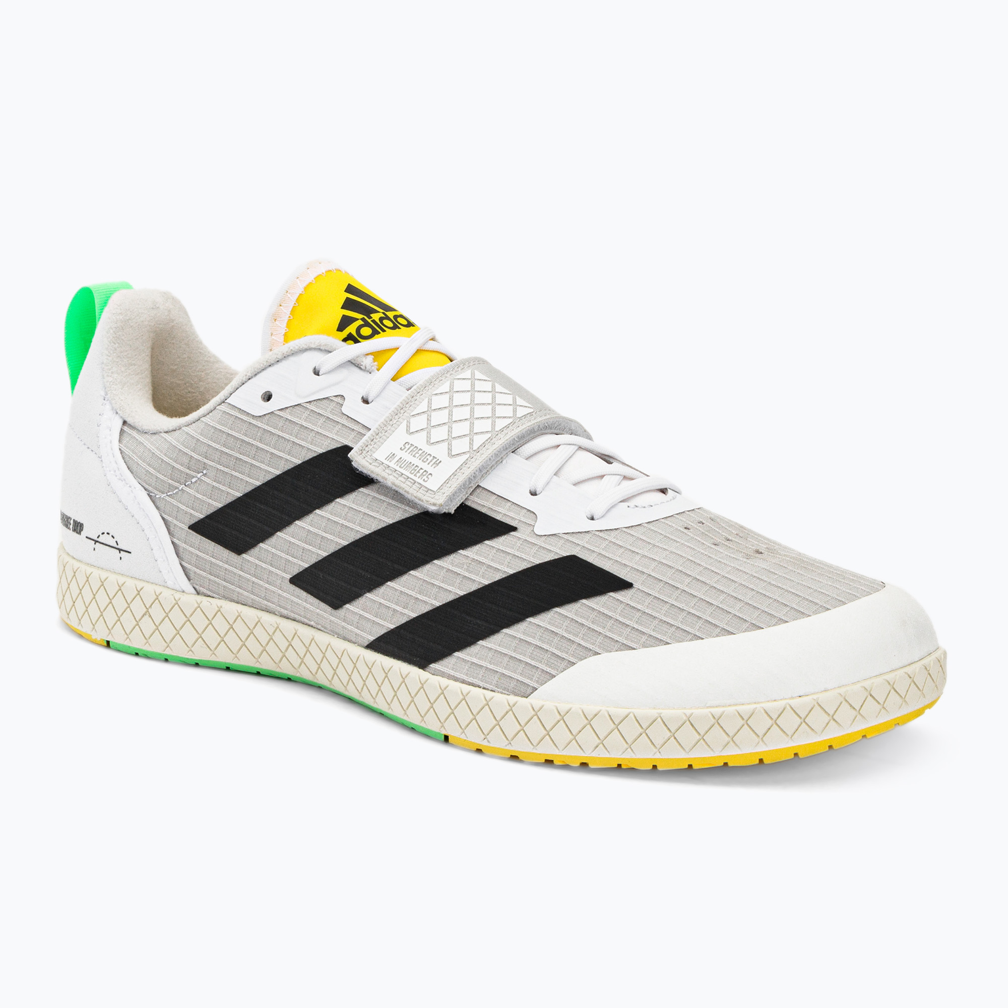 Buty do podnoszenia ciężarów adidas The Total biało-szare | WYSYŁKA W 24H | 30 DNI NA ZWROT