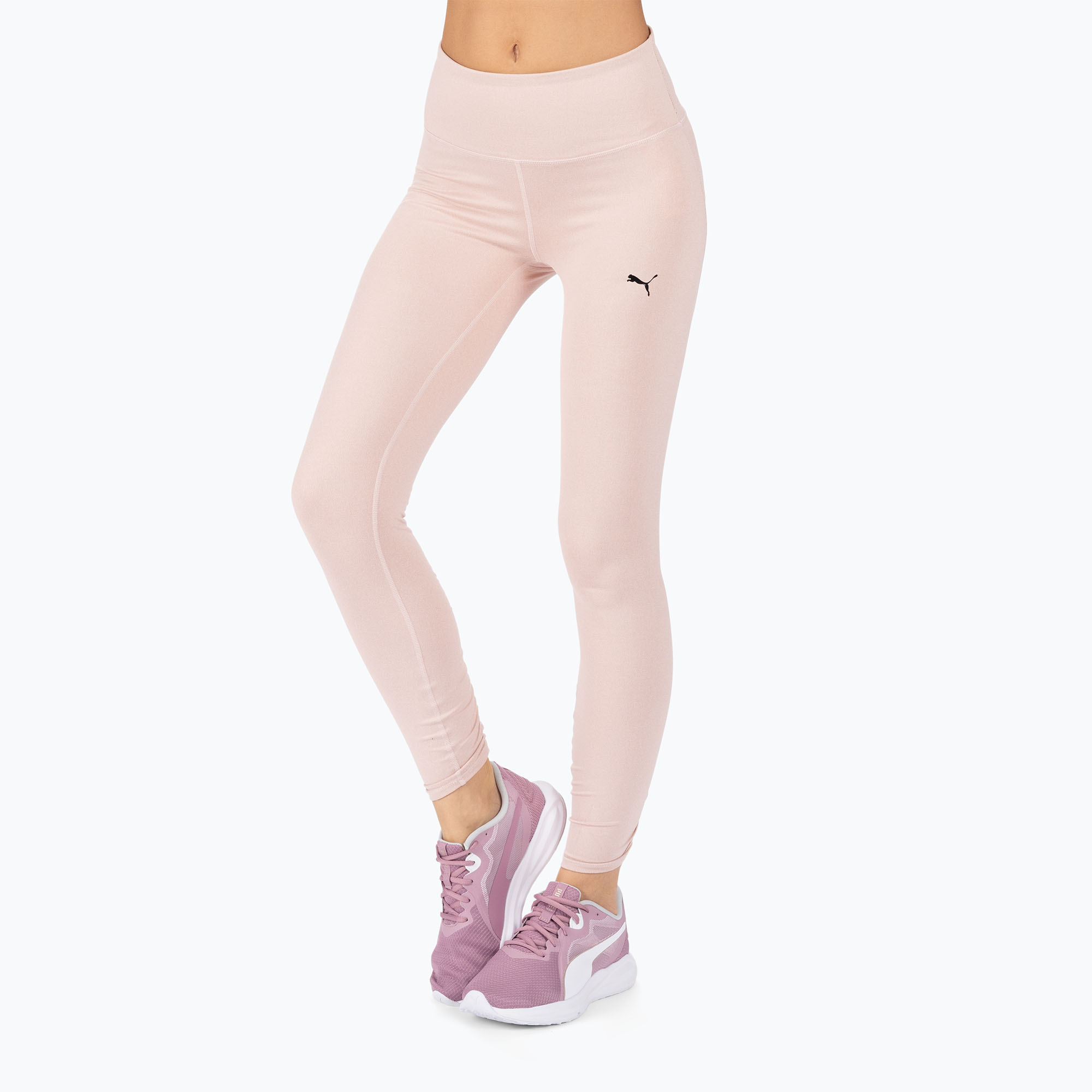Legginsy damskie PUMA Studio Foundation 7/8 Tight rose quartz heather | WYSYŁKA W 24H | 30 DNI NA ZWROT