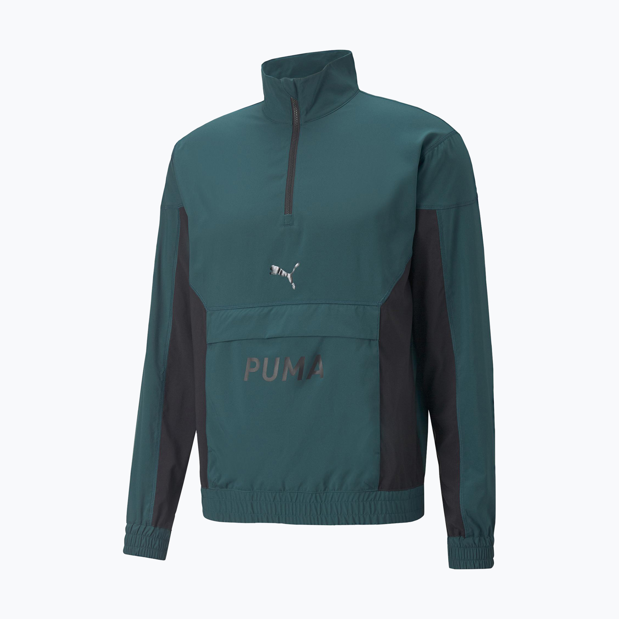 Kurtka męska PUMA Fit Woven 1/2 ZIP varsity green | WYSYŁKA W 24H | 30 DNI NA ZWROT