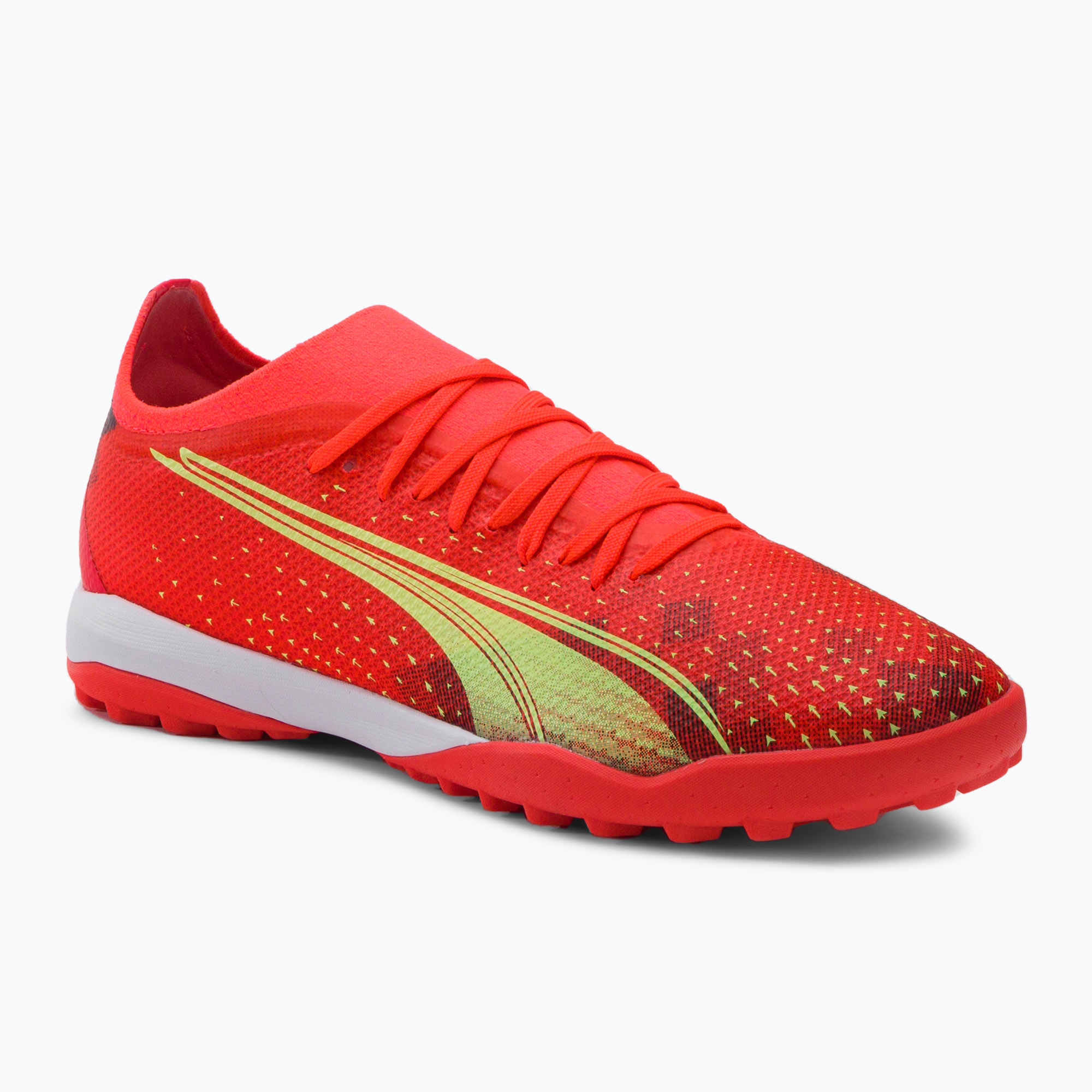 Buty piłkarskie męskie PUMA Ultra Match TT fiery coral/fizzy light/puma black | WYSYŁKA W 24H | 30 DNI NA ZWROT