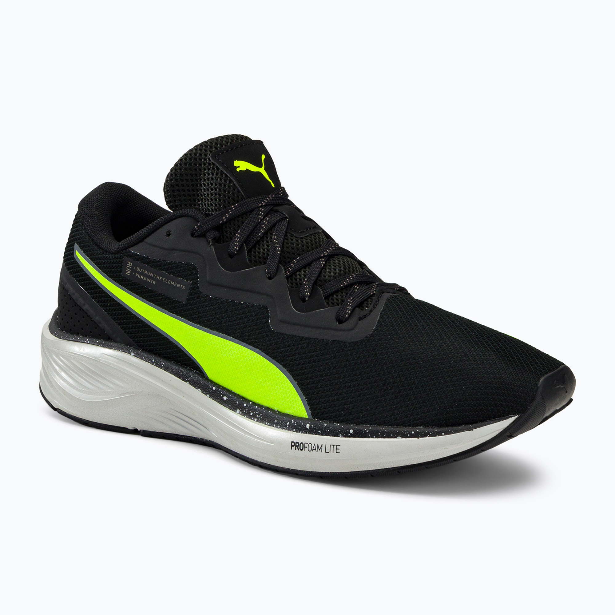 Buty do biegania męskie PUMA Aviator Profoam Sky Winter puma black/lime squeeze | WYSYŁKA W 24H | 30 DNI NA ZWROT