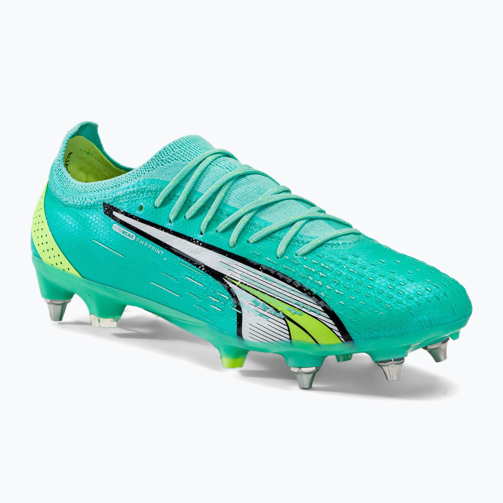 Buty piłkarskie męskie PUMA Ultra Ultimate MXSG electric peppermint/puma white/fast yellow | WYSYŁKA W 24H | 30 DNI NA ZWROT