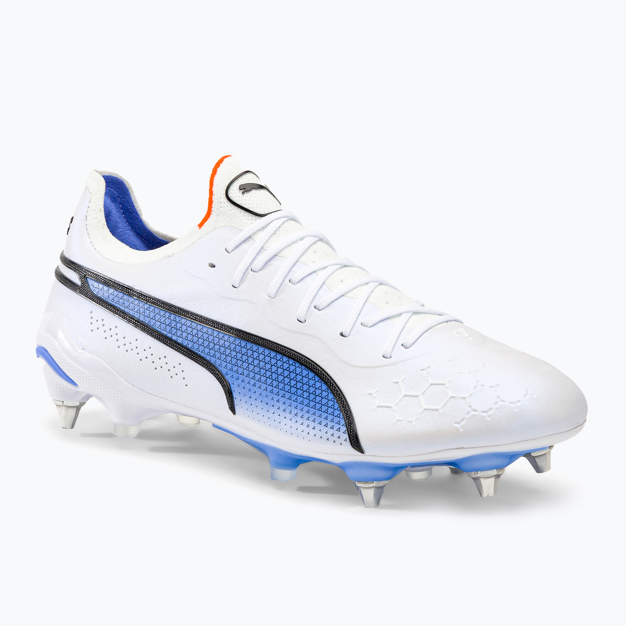 Фото - Футбольні бутси Puma Buty piłkarskie męskie  King Ultimate MXSG  white/ black/blue glimmer/ultra orange | WYSYŁKA W 24H | 30 DNI NA Z 