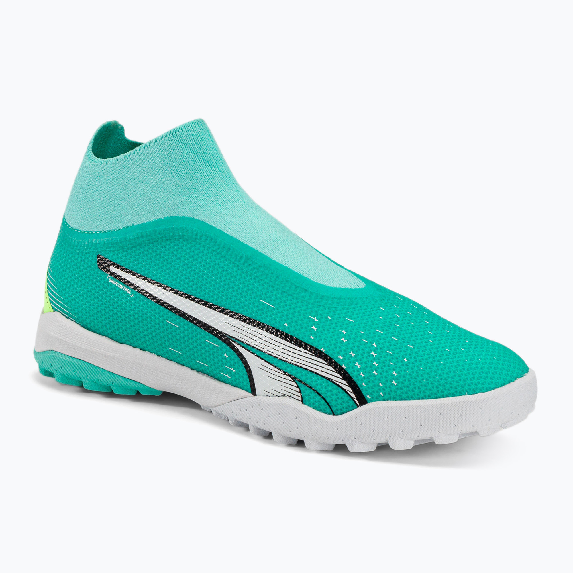 Zdjęcia - Buty piłkarskie Puma  męskie  Ultra Match+ LL TT electric peppermint/ wh 