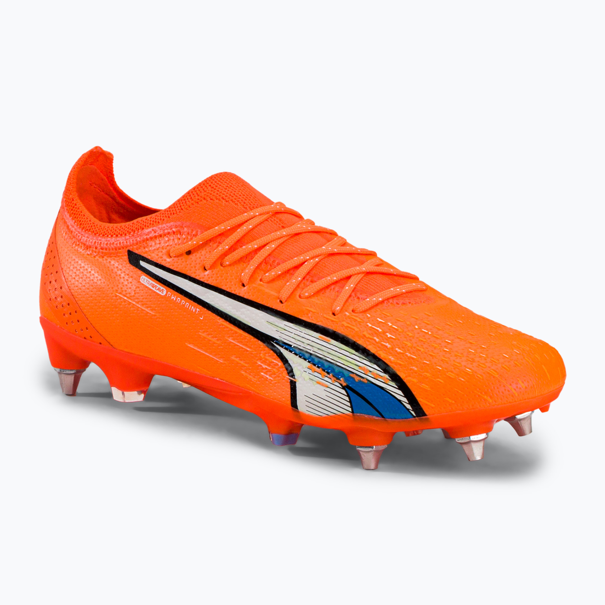 Buty piłkarskie męskie PUMA Ultra Ultimate MXSG ultra orange/puma white/blue glimmer | WYSYŁKA W 24H | 30 DNI NA ZWROT