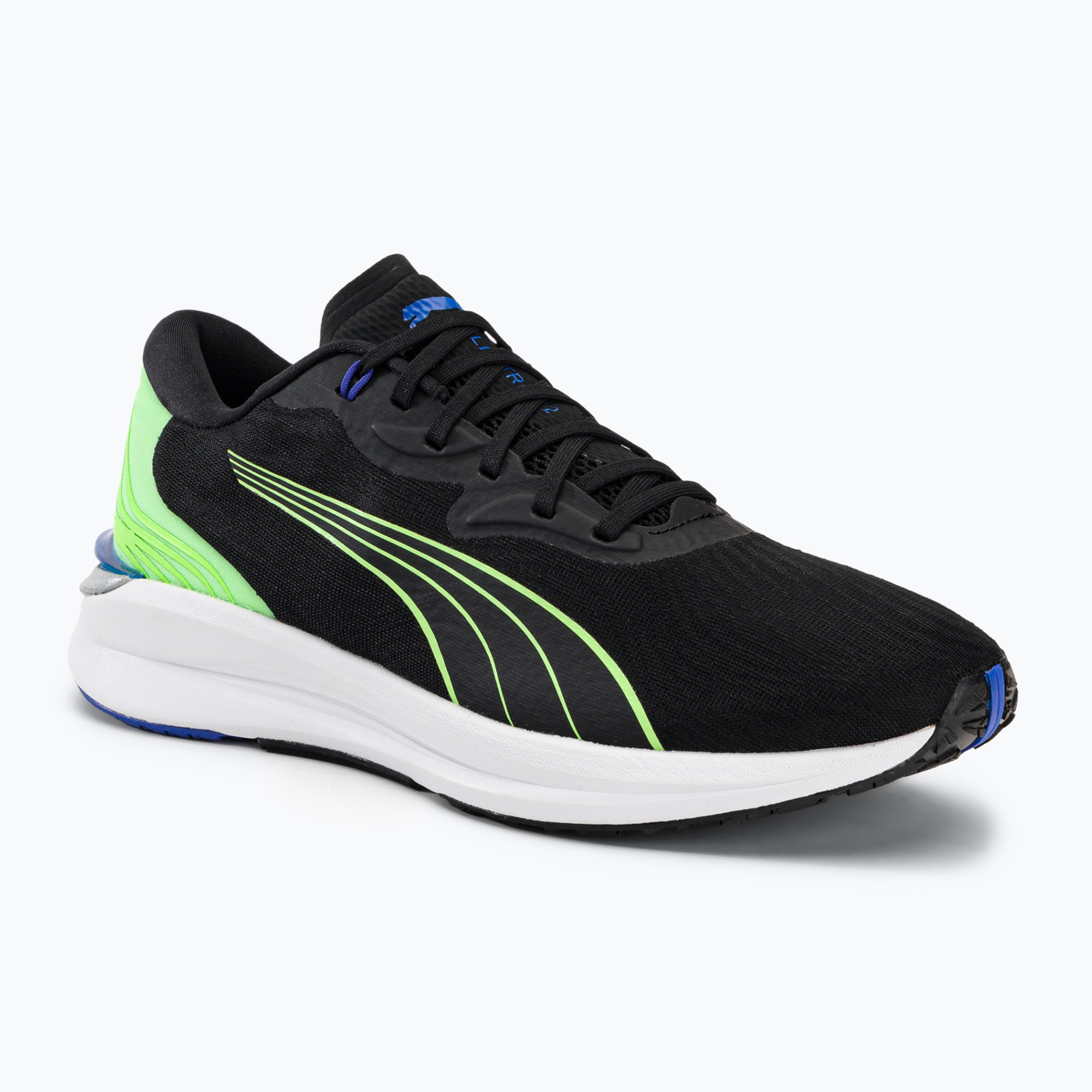 Buty do biegania męskie PUMA Electrify Nitro 2 puma black/fizzy lime | WYSYŁKA W 24H | 30 DNI NA ZWROT