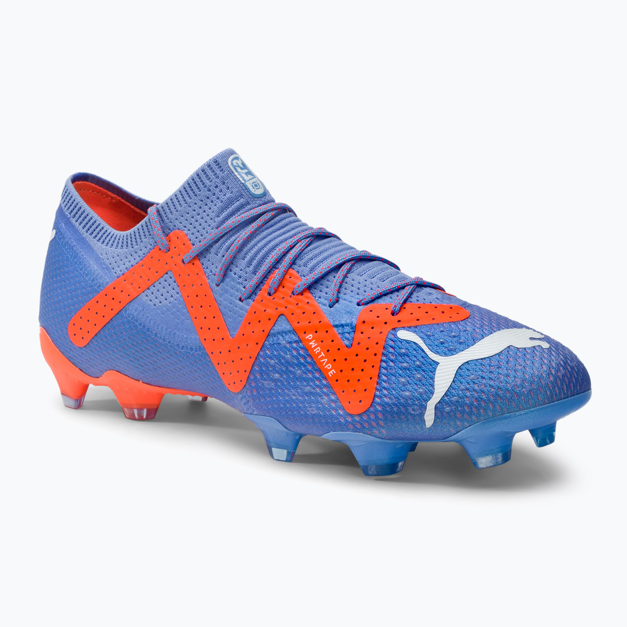 Buty piłkarskie męskie PUMA Future Ultimate Low FG/AG blue glimmer/puma white/ultra orange | WYSYŁKA W 24H | 30 DNI NA ZWROT