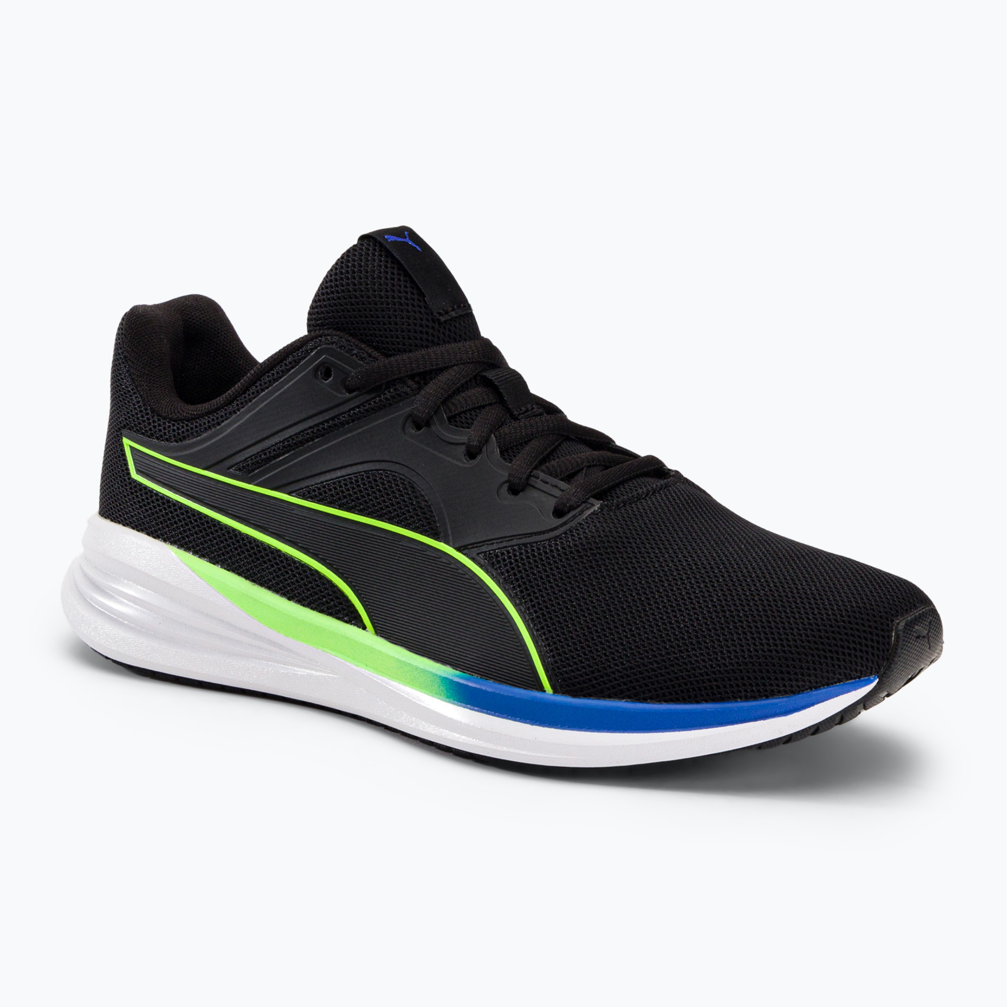 Buty do biegania PUMA Transport puma black/fizzy lime/royal sapphire | WYSYŁKA W 24H | 30 DNI NA ZWROT