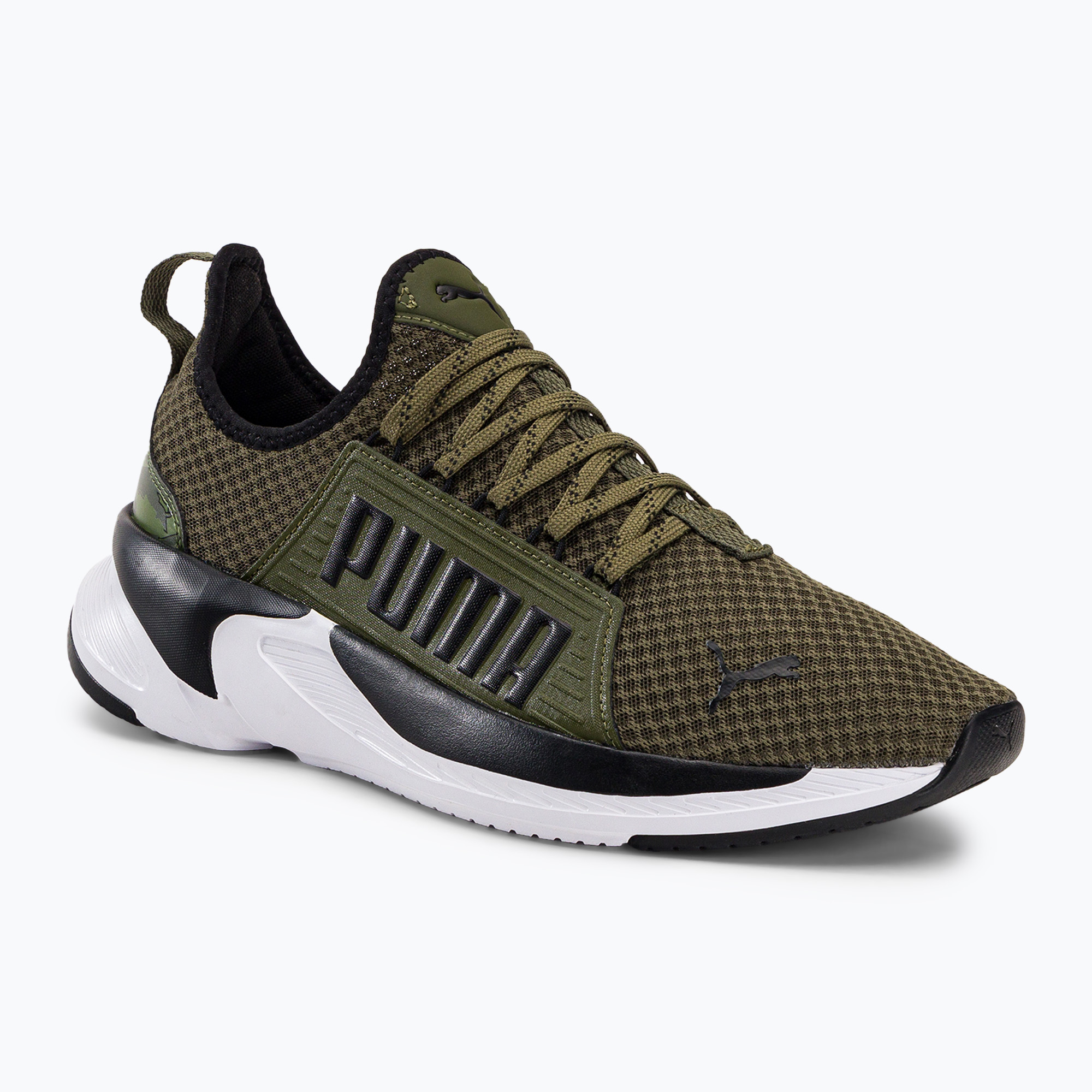 Buty męskie PUMA Softride Premier Slip On Tiger Camo green moss/puma black | WYSYŁKA W 24H | 30 DNI NA ZWROT