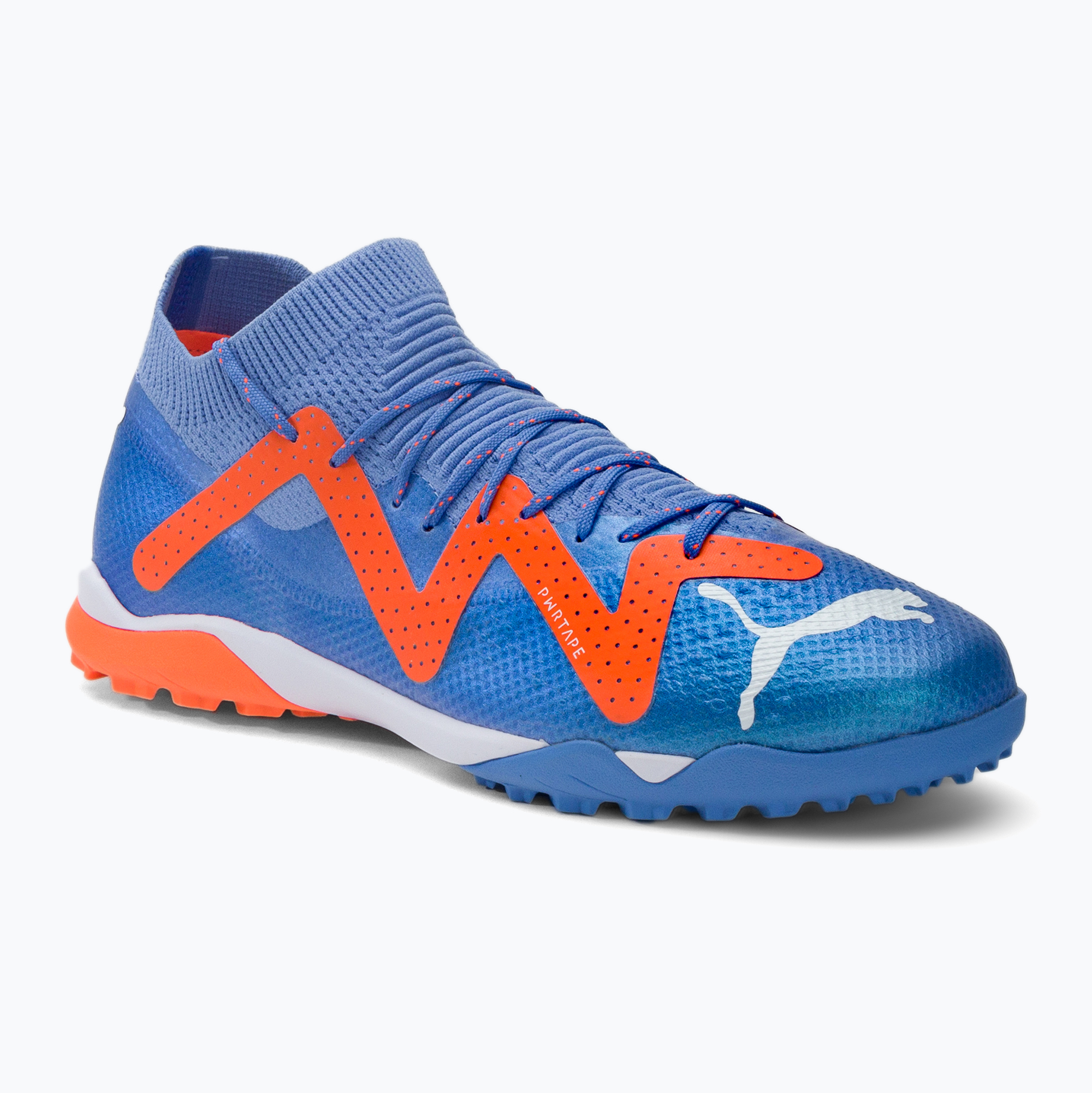 Buty piłkarskie męskie PUMA Future Ultimate Cage blue glimmer/puma white/ultra orange | WYSYŁKA W 24H | 30 DNI NA ZWROT