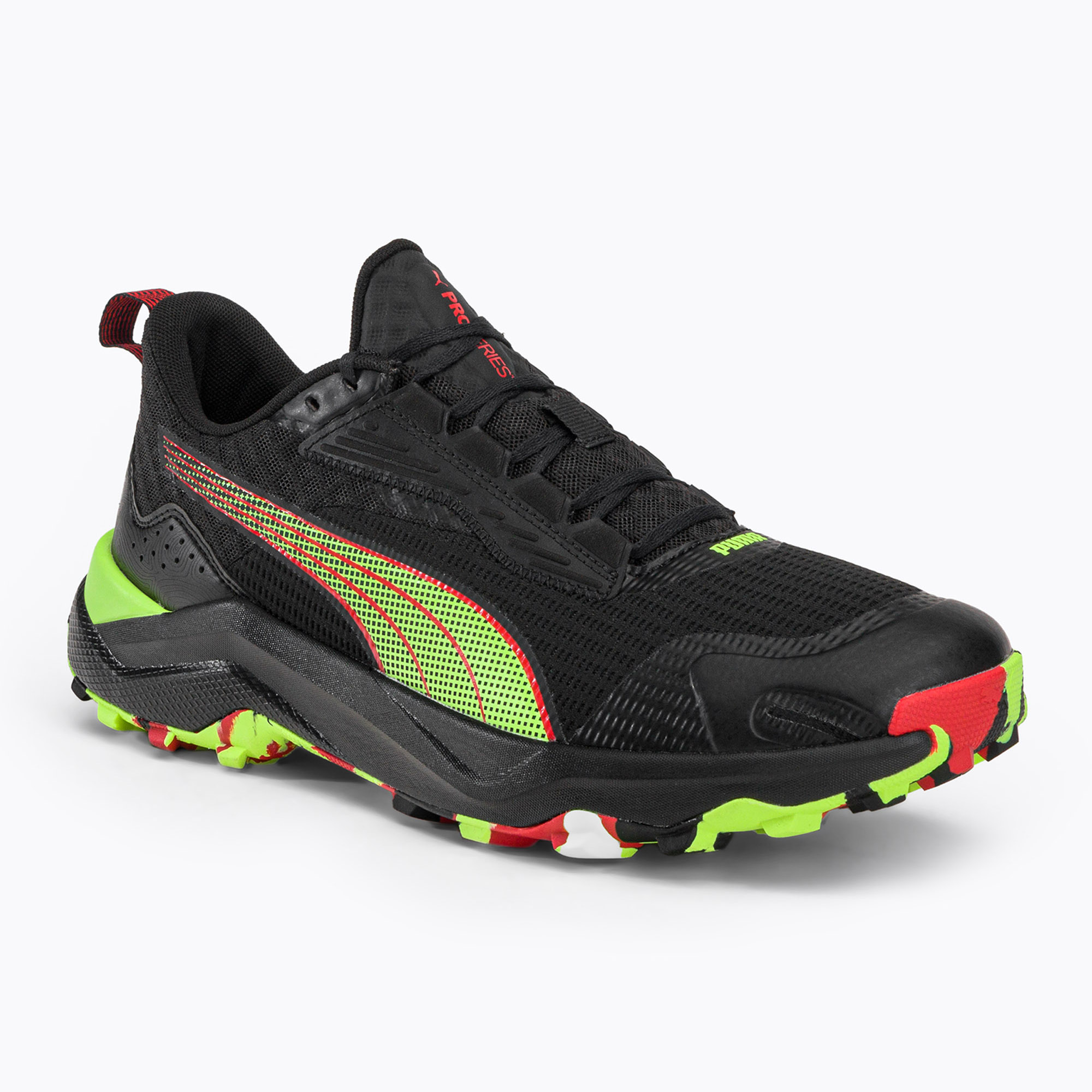 Buty do biegania męskie PUMA Obstruct Profoam Bold puma black/puma red/fast yellow | WYSYŁKA W 24H | 30 DNI NA ZWROT