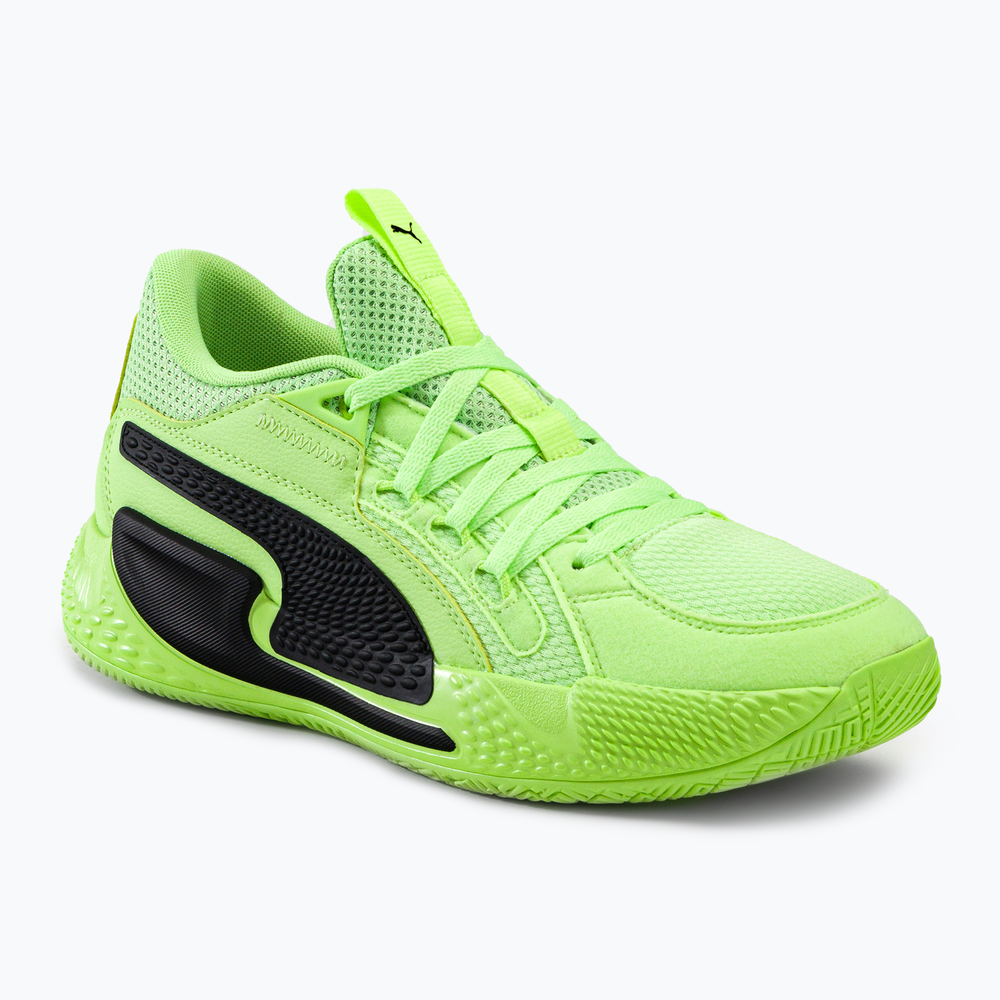 Buty do koszykówki męskie PUMA Court Rider Chaos fizzy lime/puma black | WYSYŁKA W 24H | 30 DNI NA ZWROT